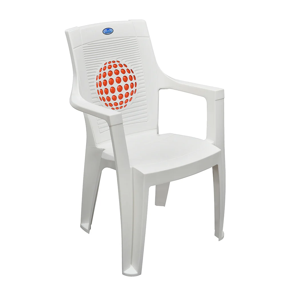 Nilkamal Globe 3D Plastic Arm Chair - Image 3
