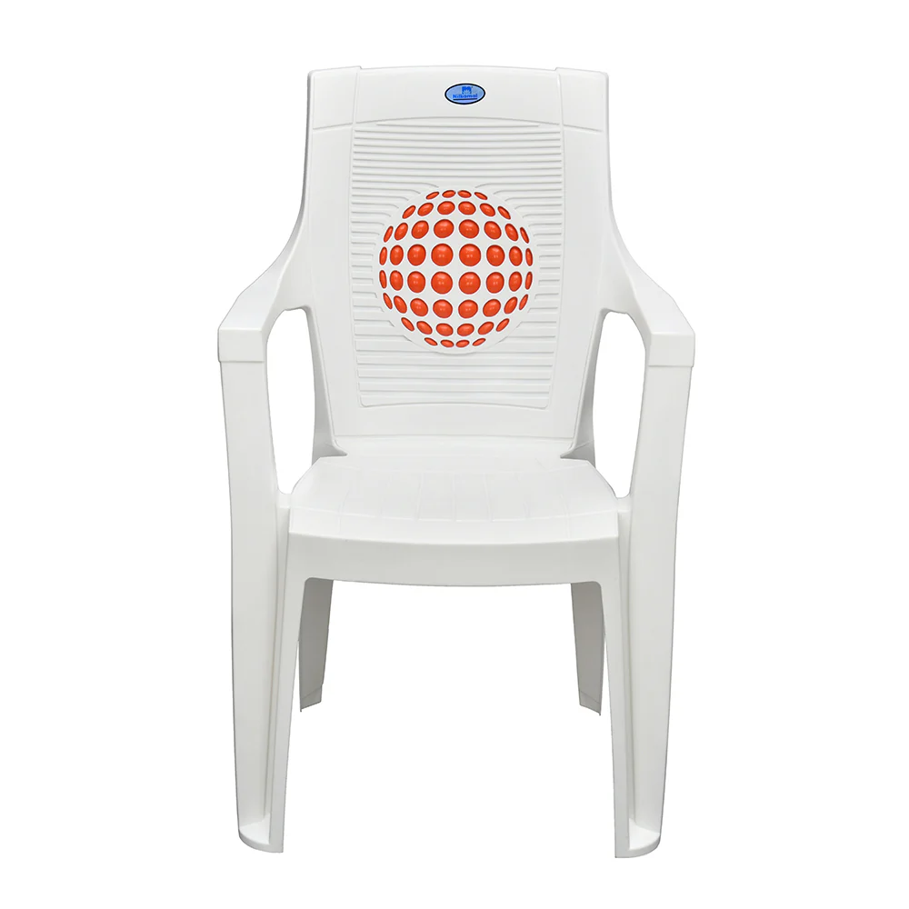 Nilkamal Globe 3D Plastic Arm Chair - Image 4