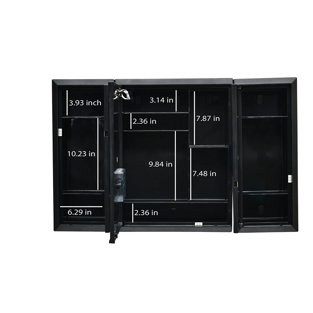Nilkamal Glory Plastic Cabinet Set with Mirror and LED Diffused Light - Image 20