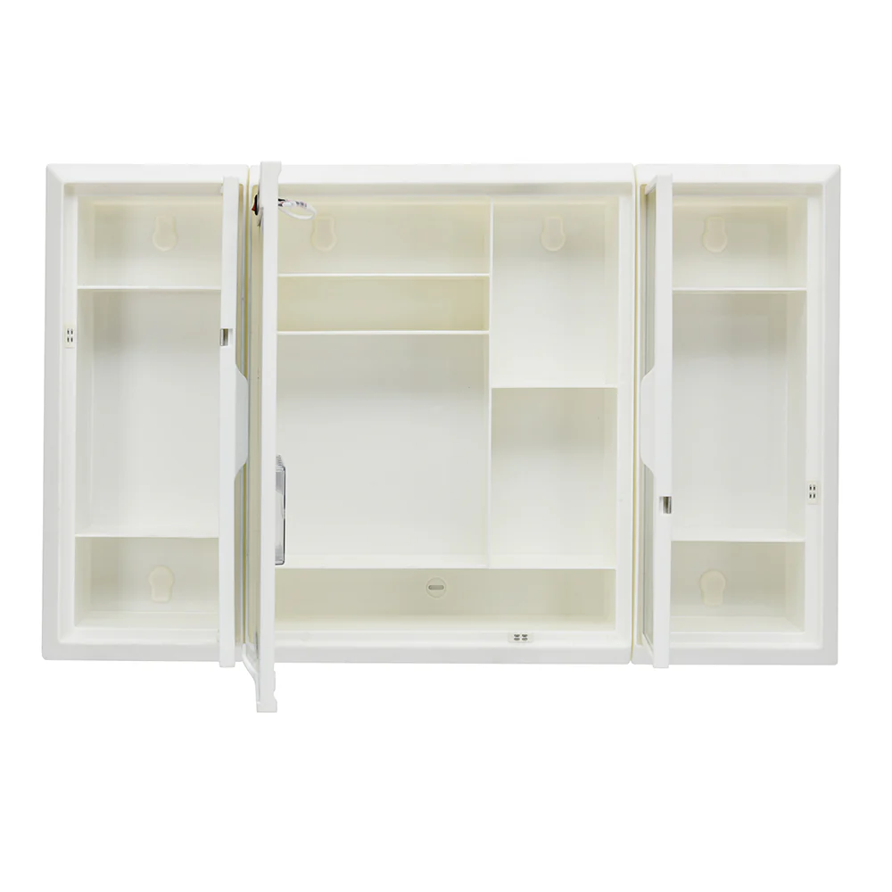Nilkamal Glory Plastic Cabinet Set with Mirror and LED Diffused Light - Image 26