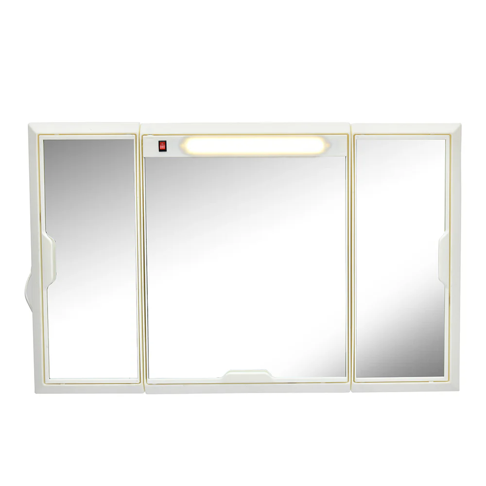 Nilkamal Glory Plastic Cabinet Set with Mirror and LED Diffused Light - Image 27