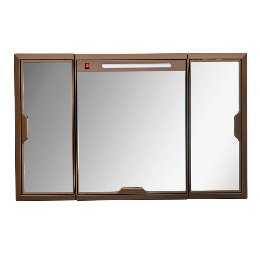 Nilkamal Glory Plastic Cabinet Set with Mirror and LED Diffused Light - Image 3