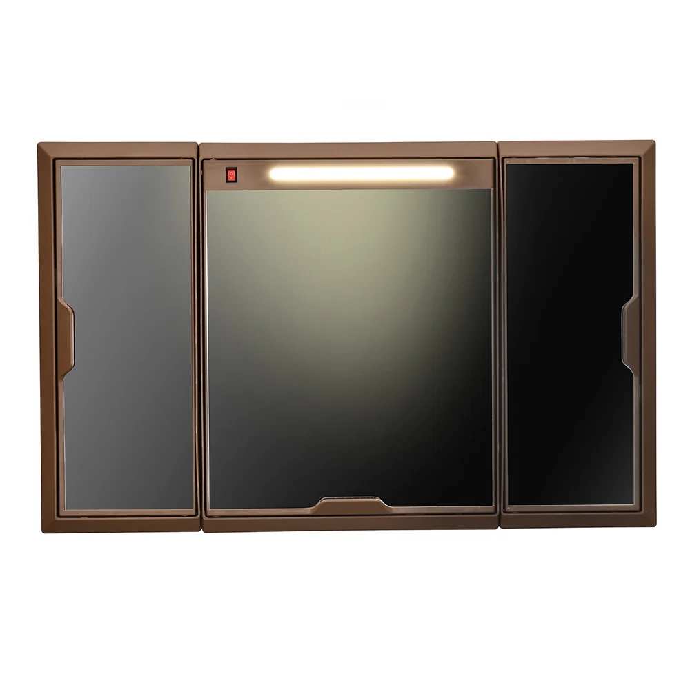 Nilkamal Glory Plastic Cabinet Set with Mirror and LED Diffused Light - Image 6
