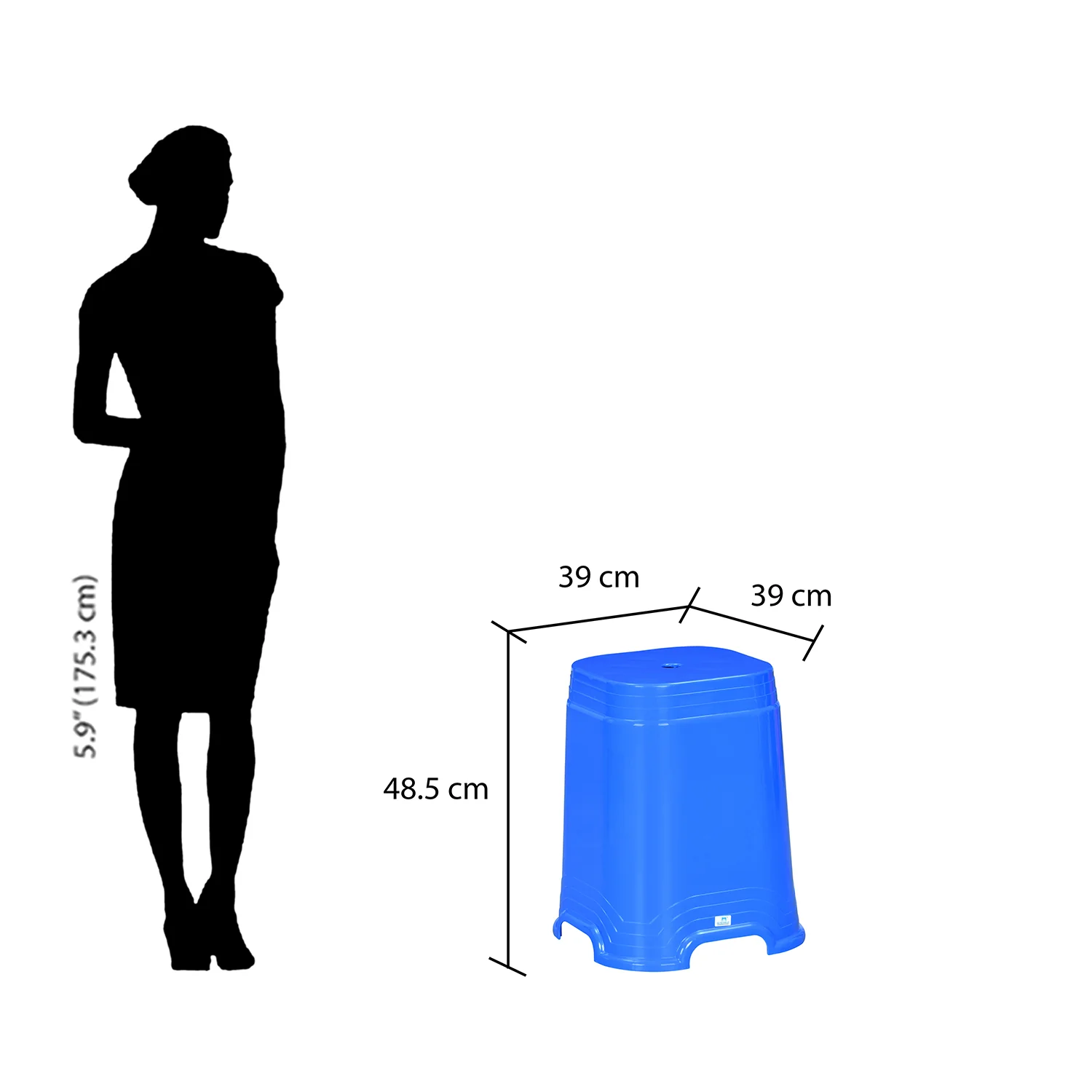 Nilkamal GOGO STL32 Plastic Stool - Image 23