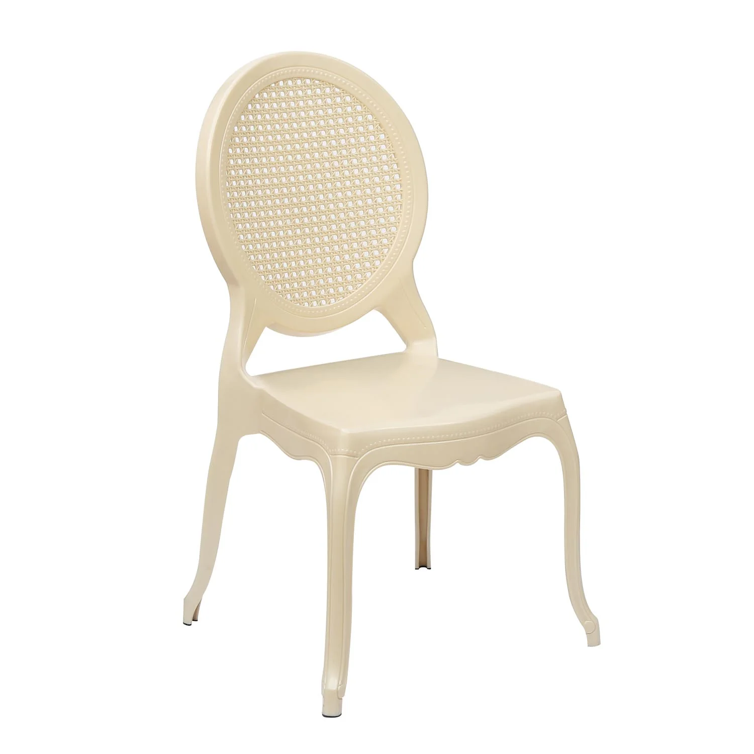 Nilkamal Grace Plastic Chair (Pearl White) - Image 3