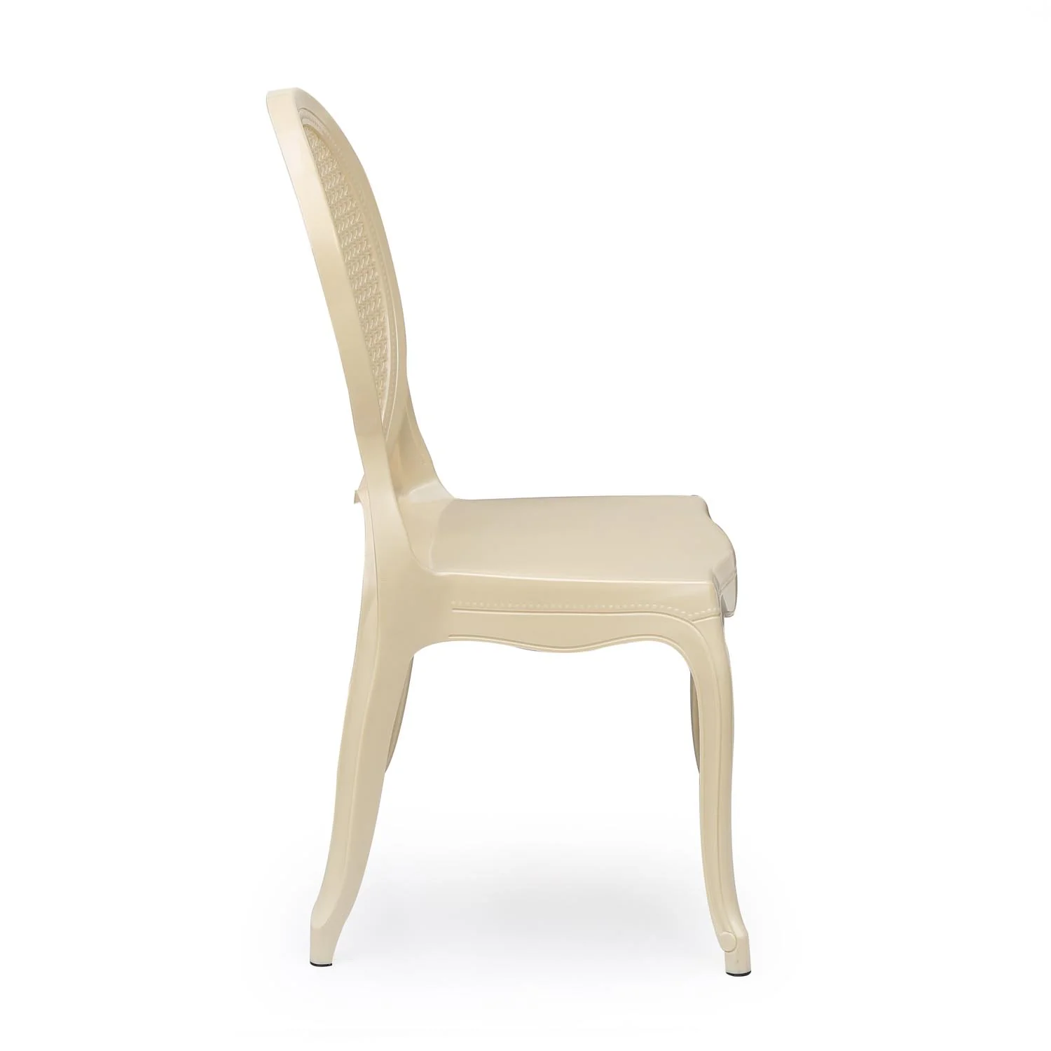 Nilkamal Grace Plastic Chair (Pearl White) - Image 4