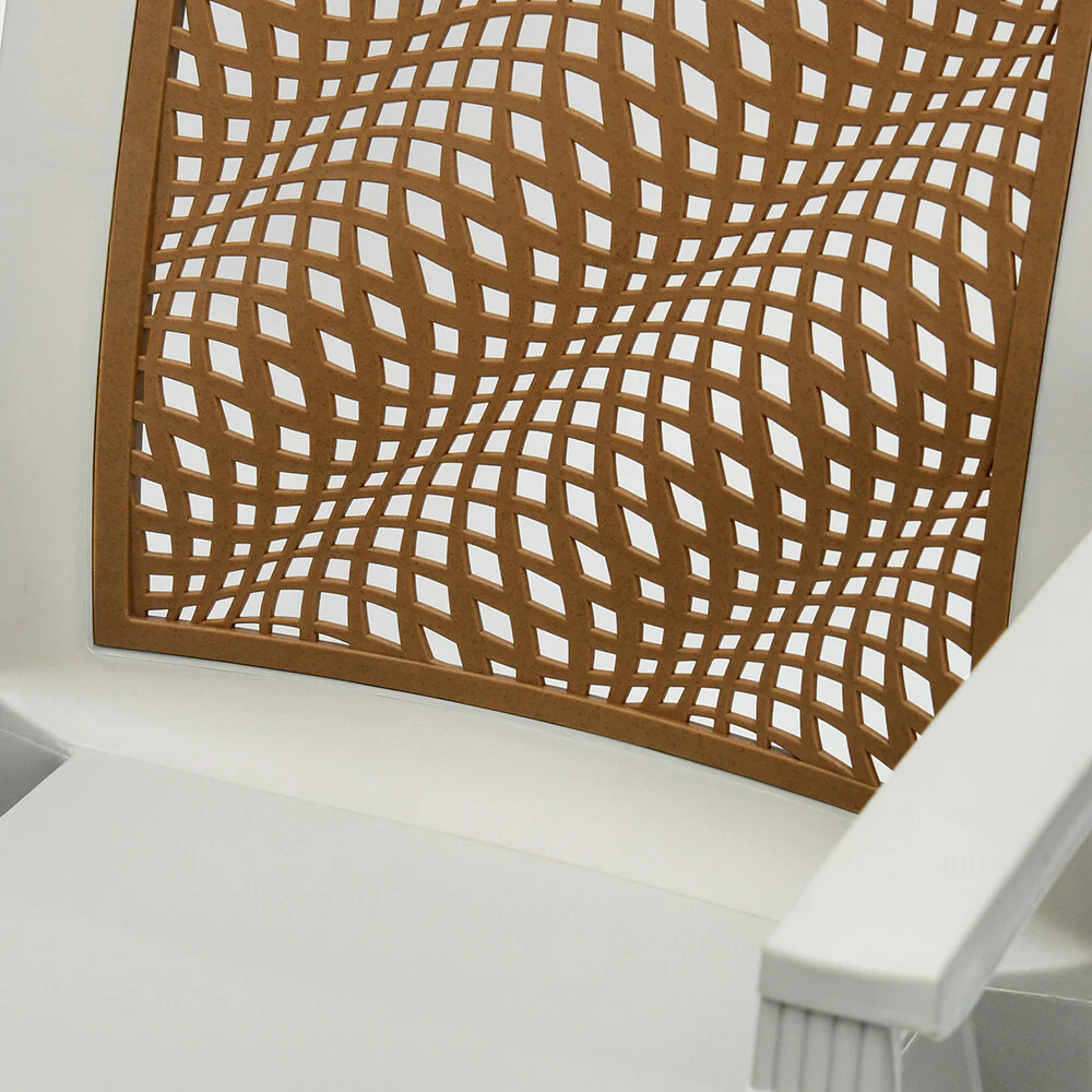 Nilkamal Illusion Plastic Arm Chair - Image 8