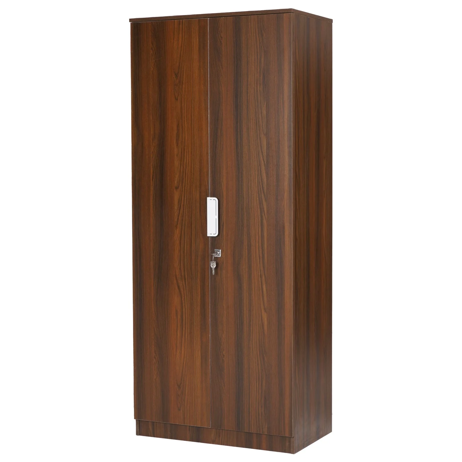 Nilkamal Joyce 2 Door Wardrobe (Classic Walnut) - Image 3