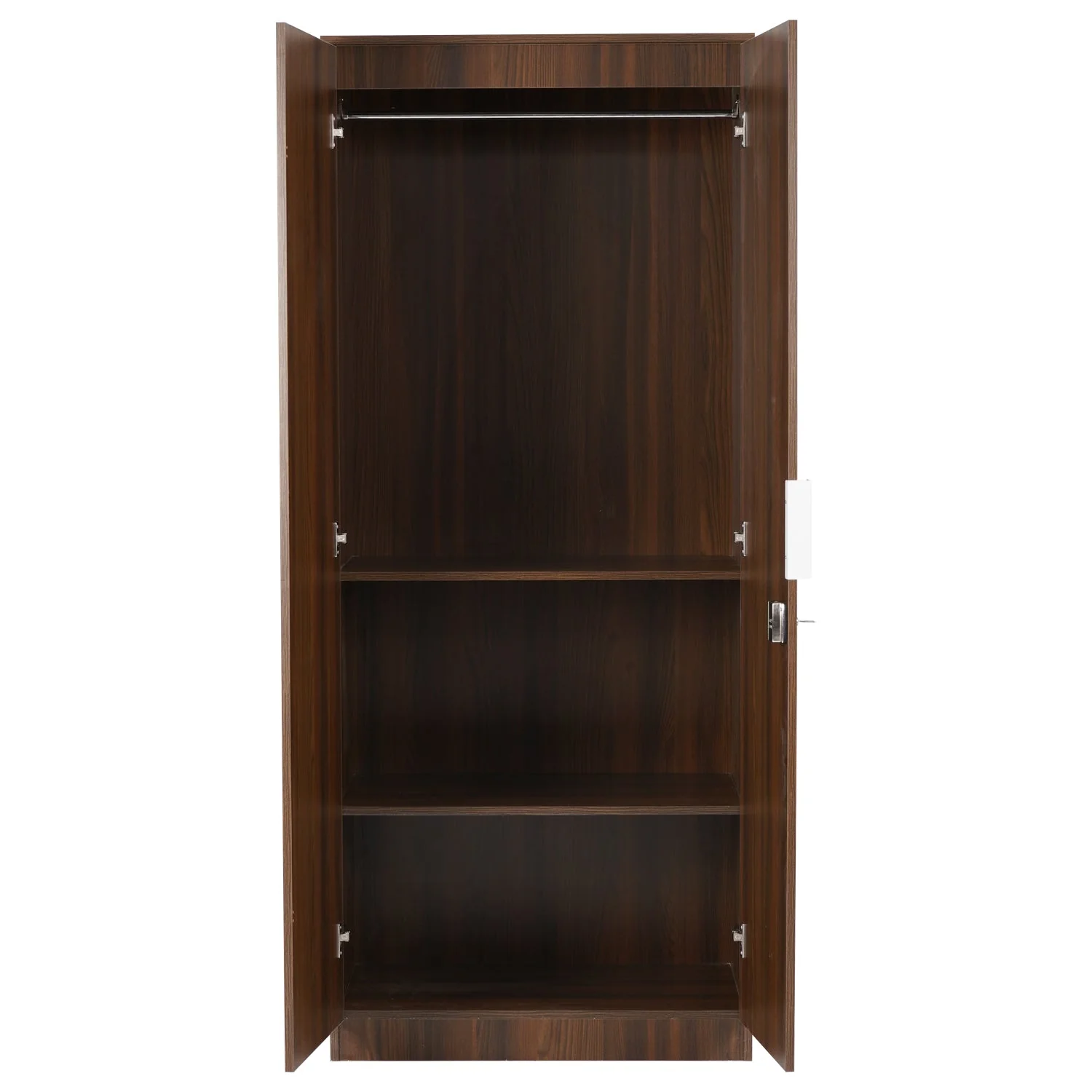 Nilkamal Joyce 2 Door Wardrobe (Classic Walnut) - Image 6