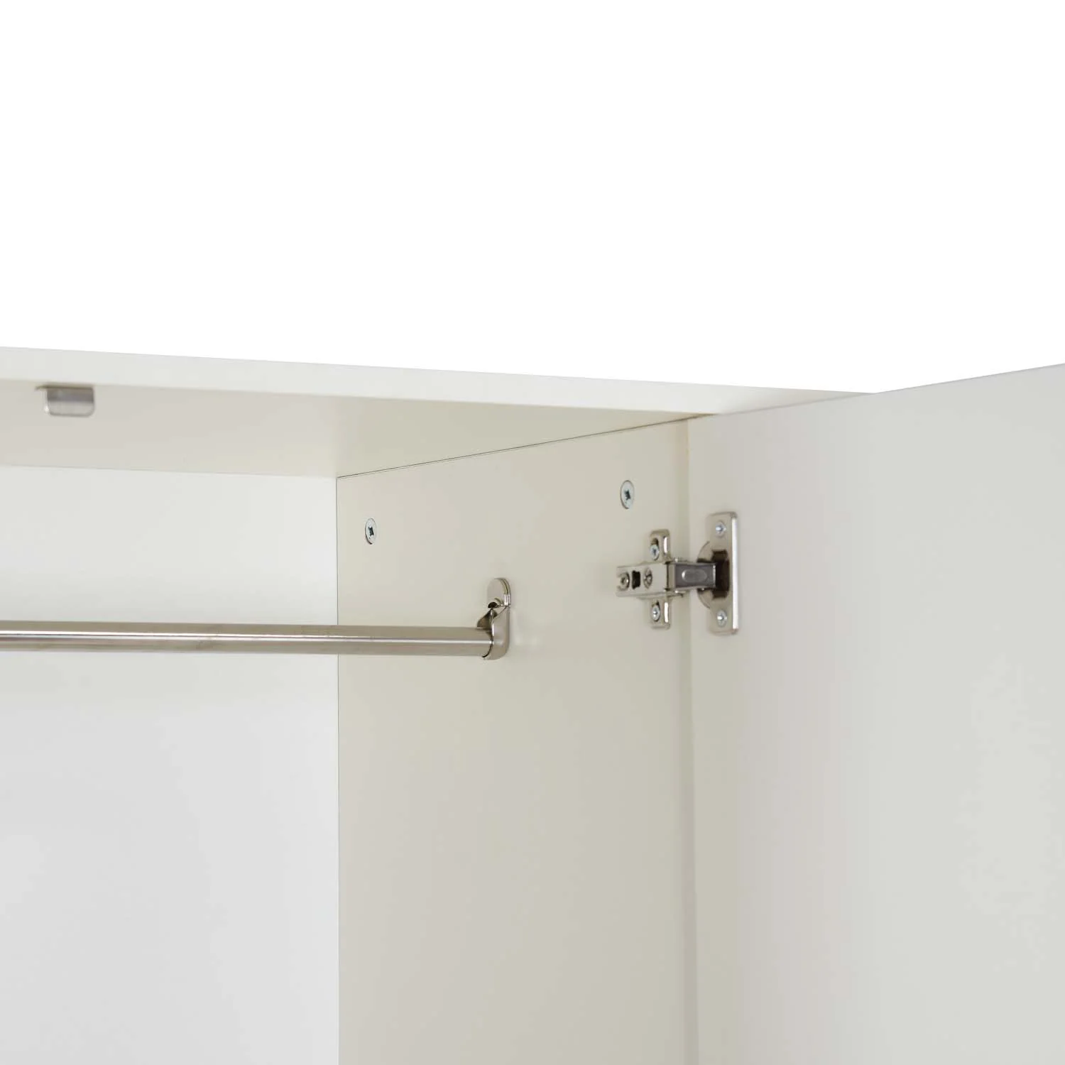 Nilkamal Joyce 2 Door Wardrobe (Frosty White) - Image 8