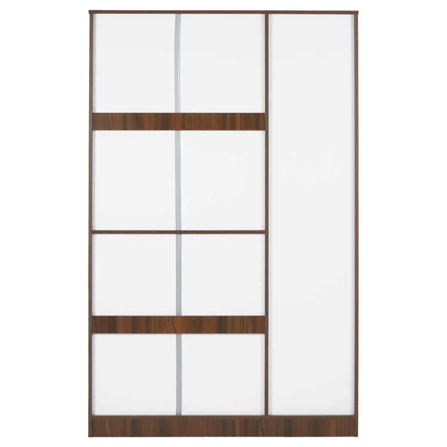 Nilkamal Joyce 3 Door Wardrobe (Classic Walnut) - Image 9