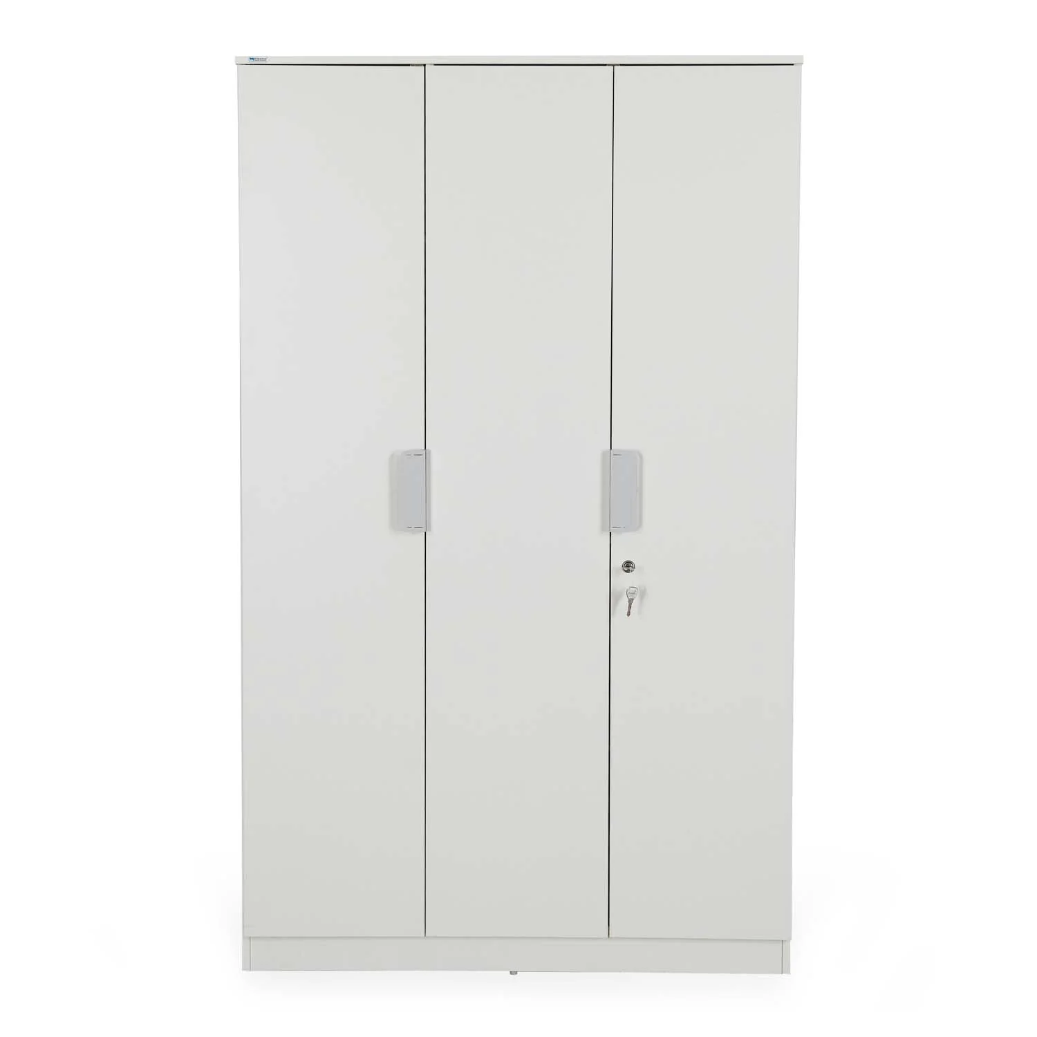 Nilkamal Joyce 3 Door Wardrobe (Frosty White) - Image 5