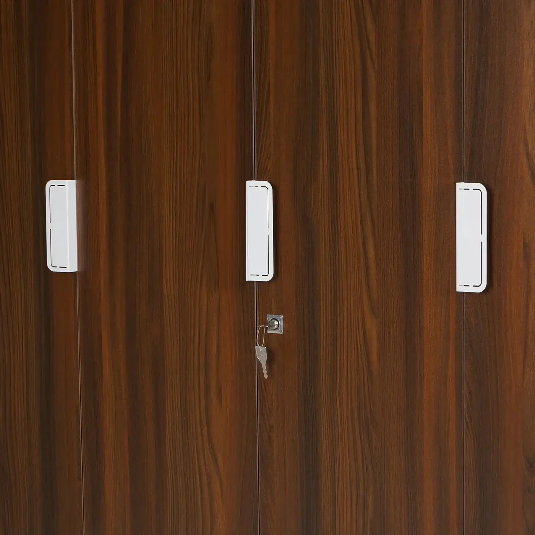 Nilkamal Joyce 4 Door Wardrobe (Classic Walnut) - Image 7