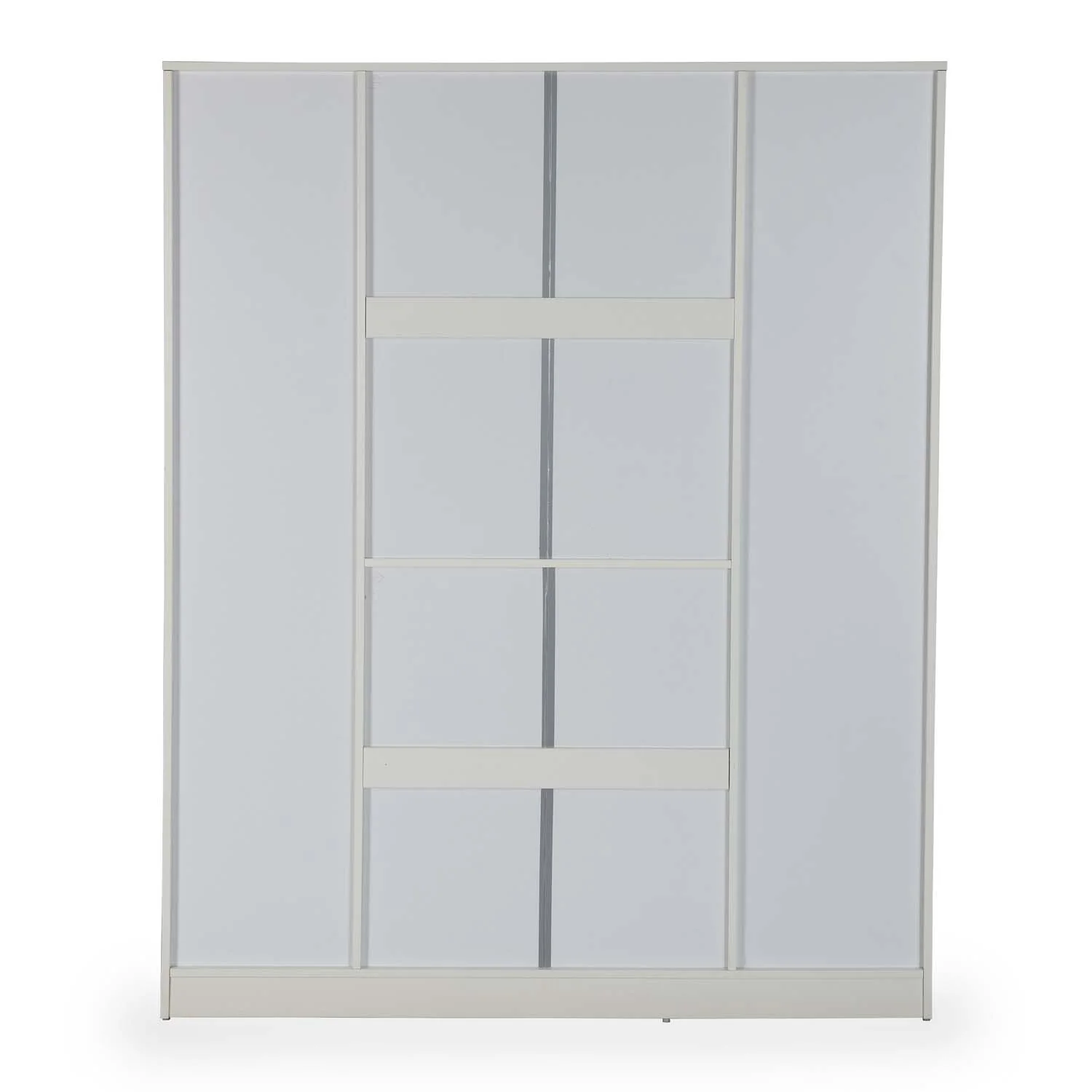 Nilkamal Joyce 4 Door Wardrobe (Frosty White) - Image 10