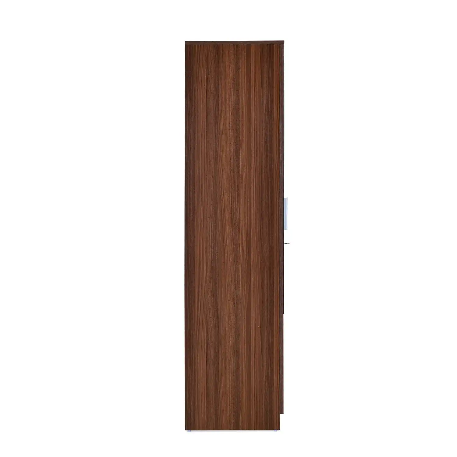 Nilkamal Joyce 4 Door Wardrobe With Mirror (Classic Walnut) - Image 7