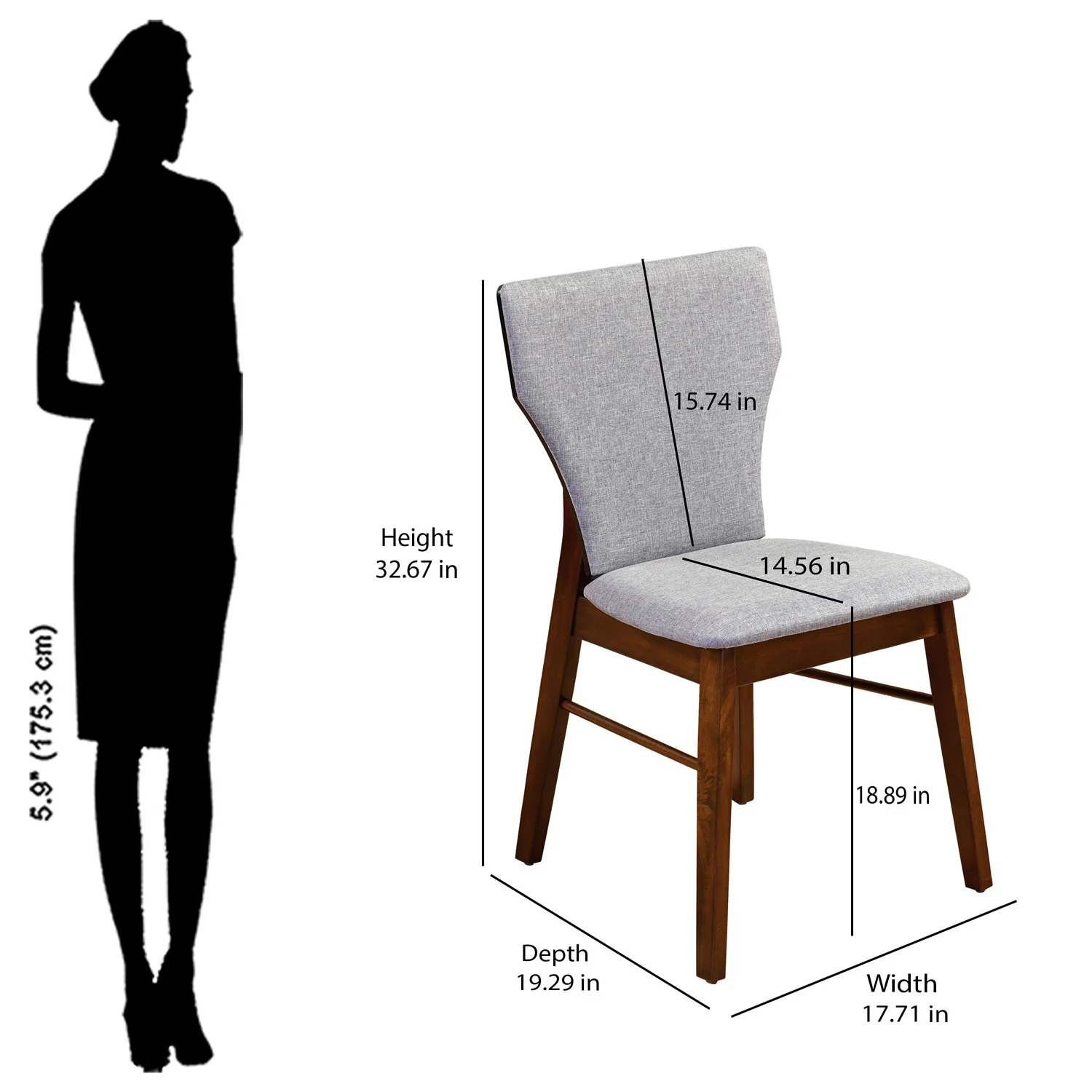 Nilkamal Kylo Dining Chair (Rio Brown) - Image 7