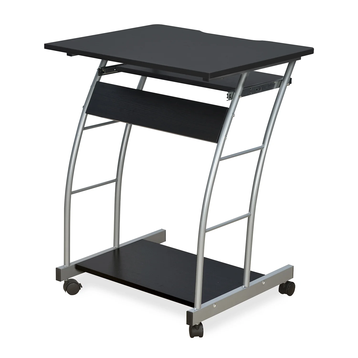 Nilkamal Leo Computer Table (Black / Walnut) - Image 6