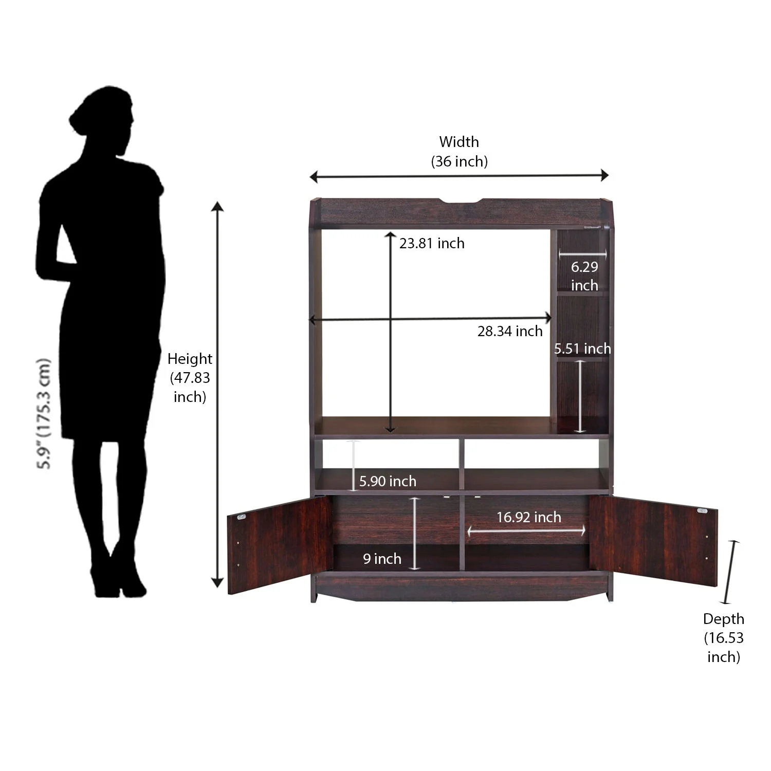 Nilkamal Lopez TV Cabinet - Image 17