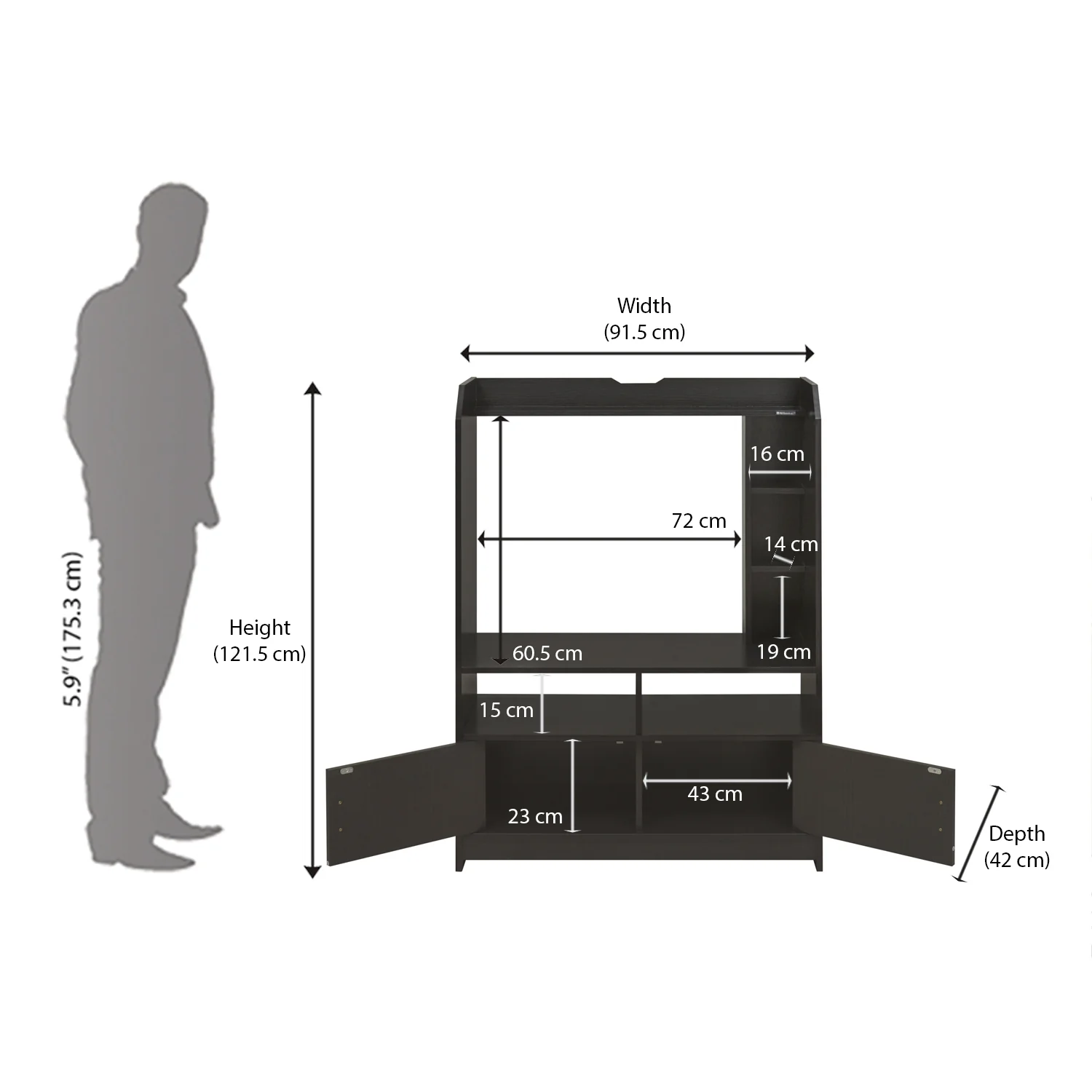 Nilkamal Lopez TV Cabinet - Image 7