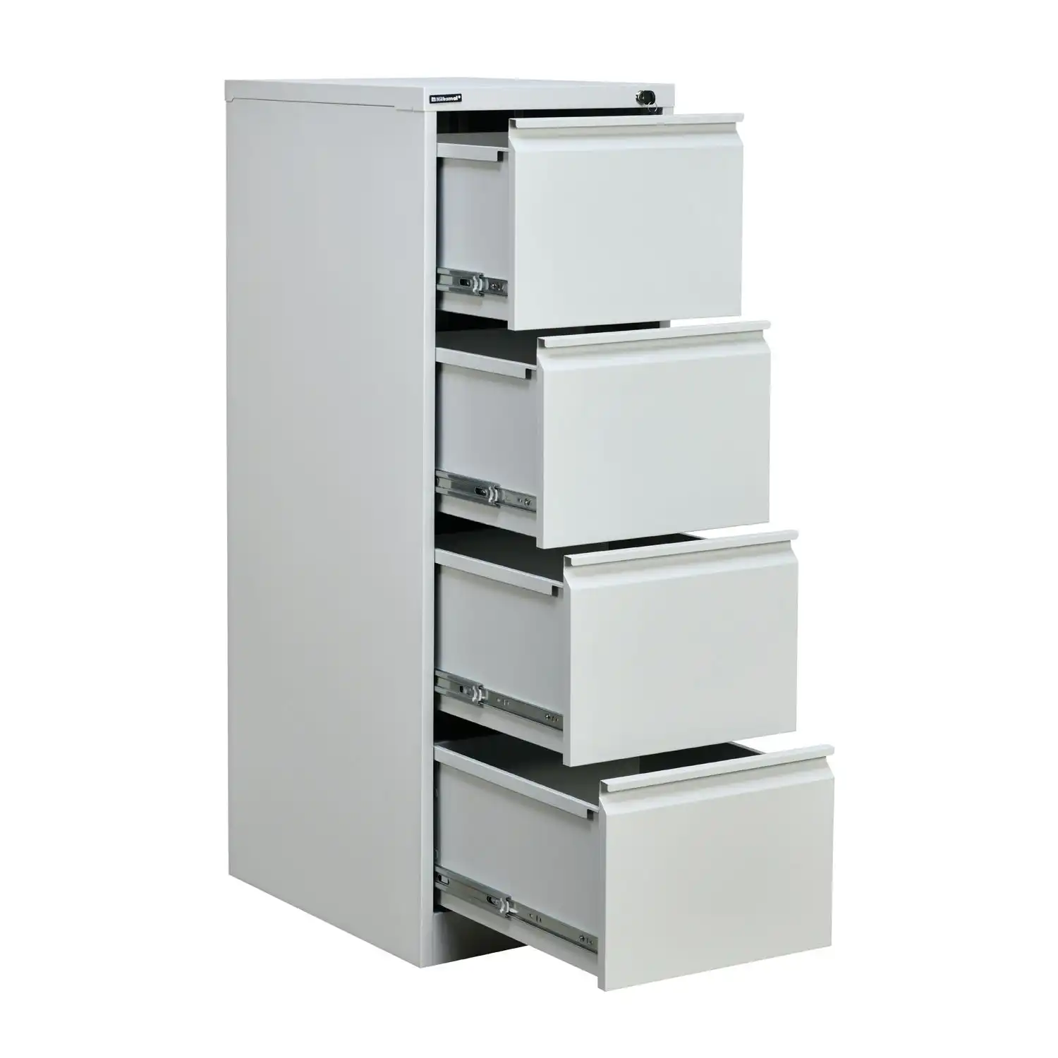 Nilkamal Magna 4 Door Filing Cabinet (Grey) - Image 4