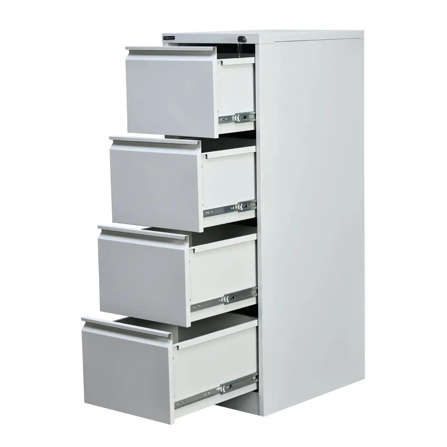 Nilkamal Magna 4 Door Filing Cabinet (Grey) - Image 5
