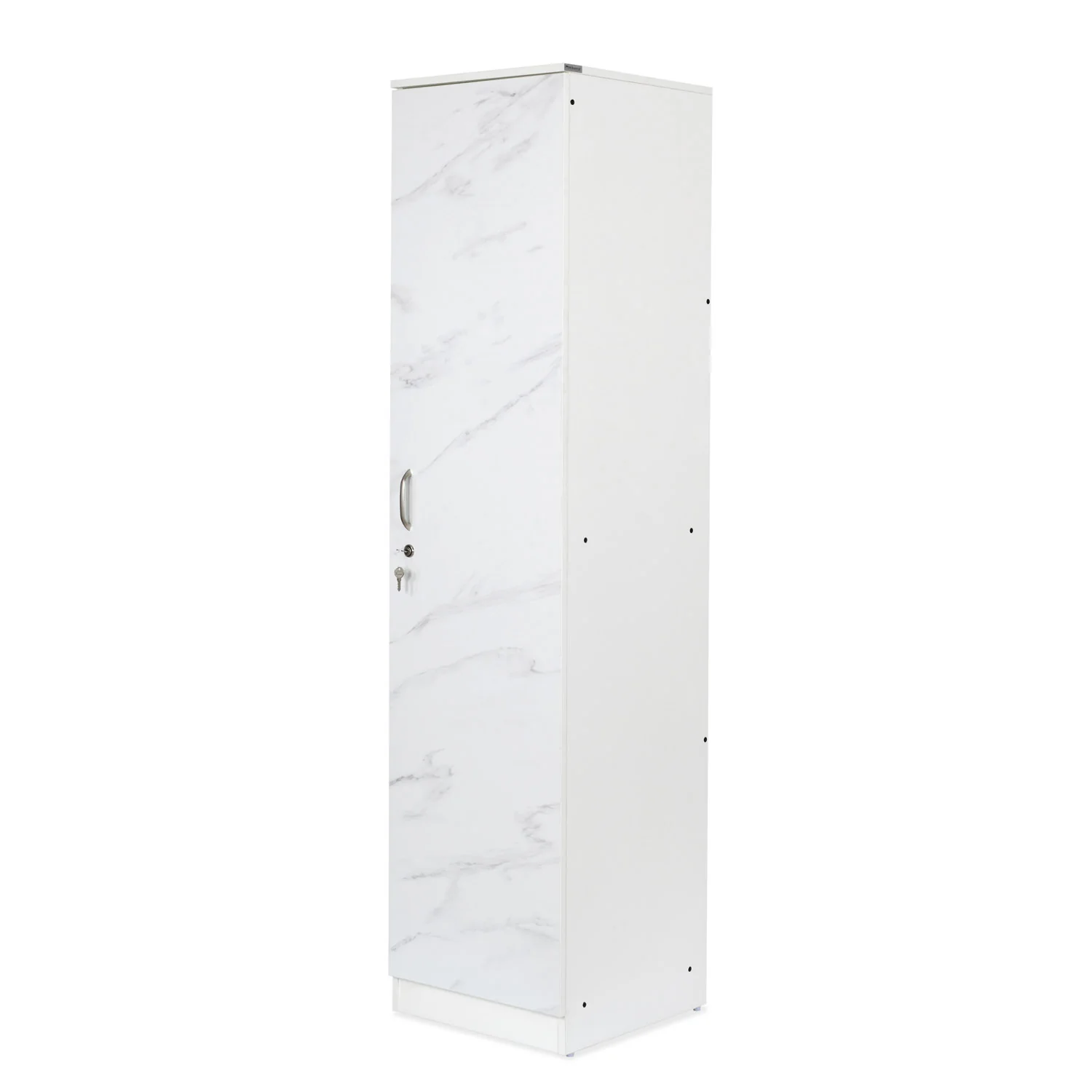 Nilkamal Marbito 1 Door Wardrobe (White) - Image 3