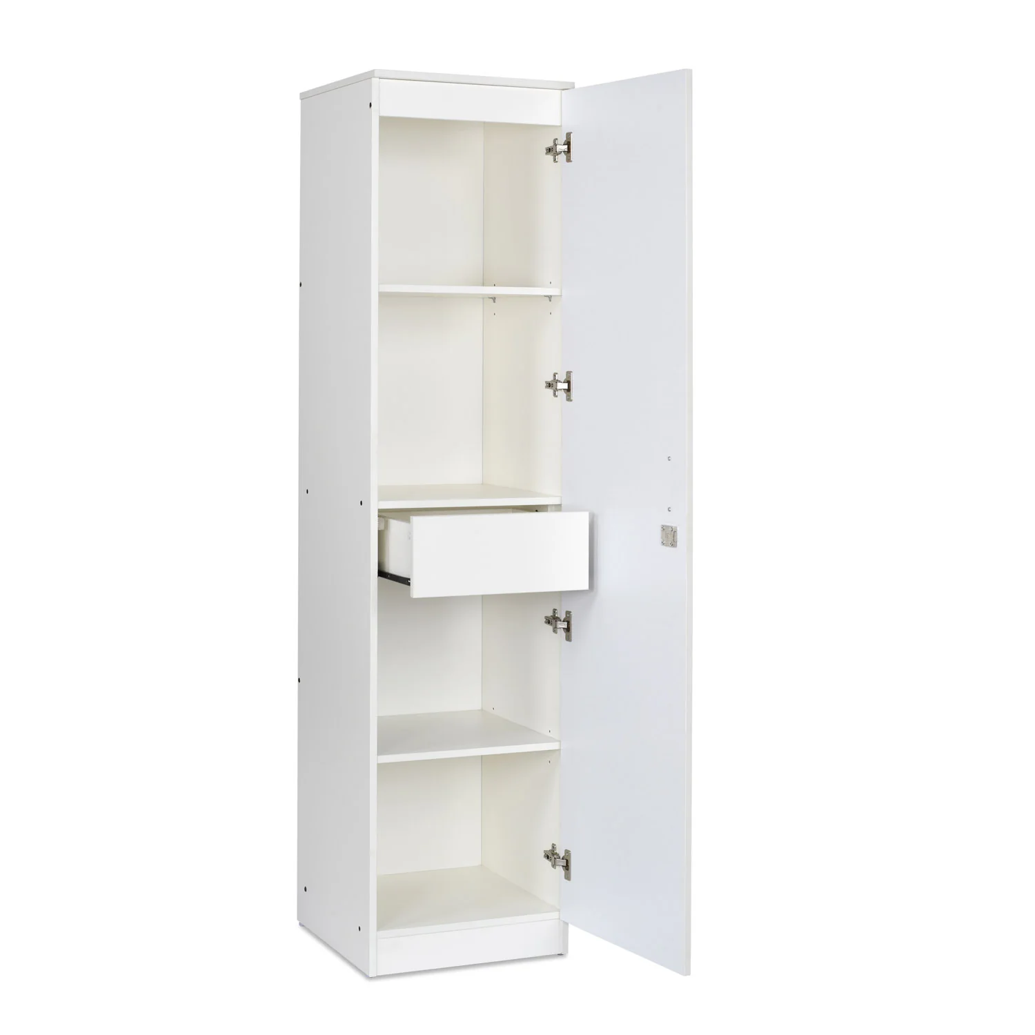 Nilkamal Marbito 1 Door Wardrobe (White) - Image 5