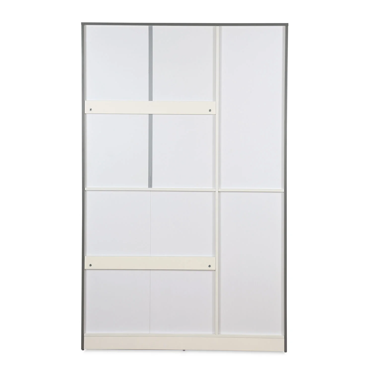 Nilkamal Marbito 3 Door Wardrobe With Mirror (White) - Image 6