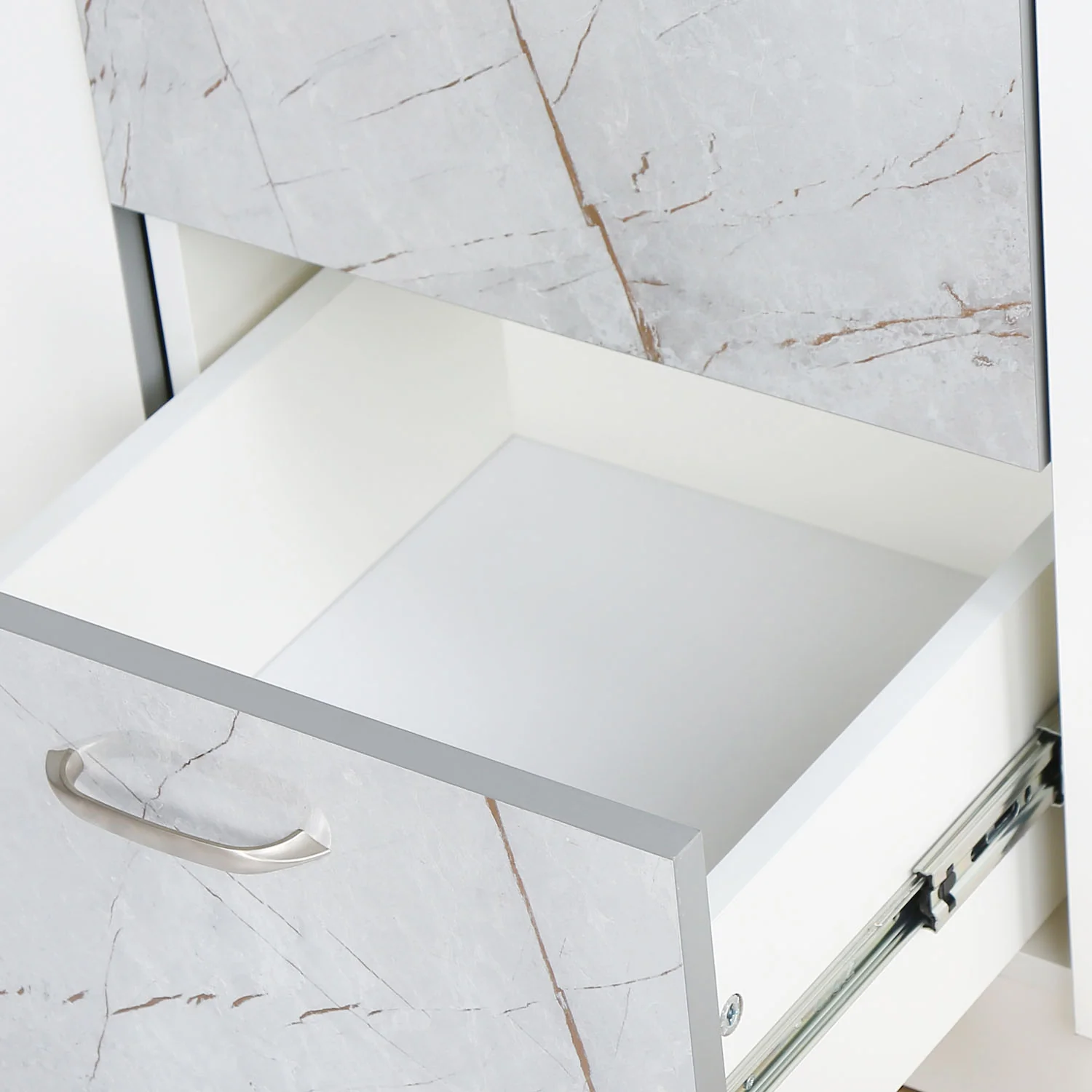 Nilkamal Marbito 3 Door Wardrobe With Mirror (White) - Image 7