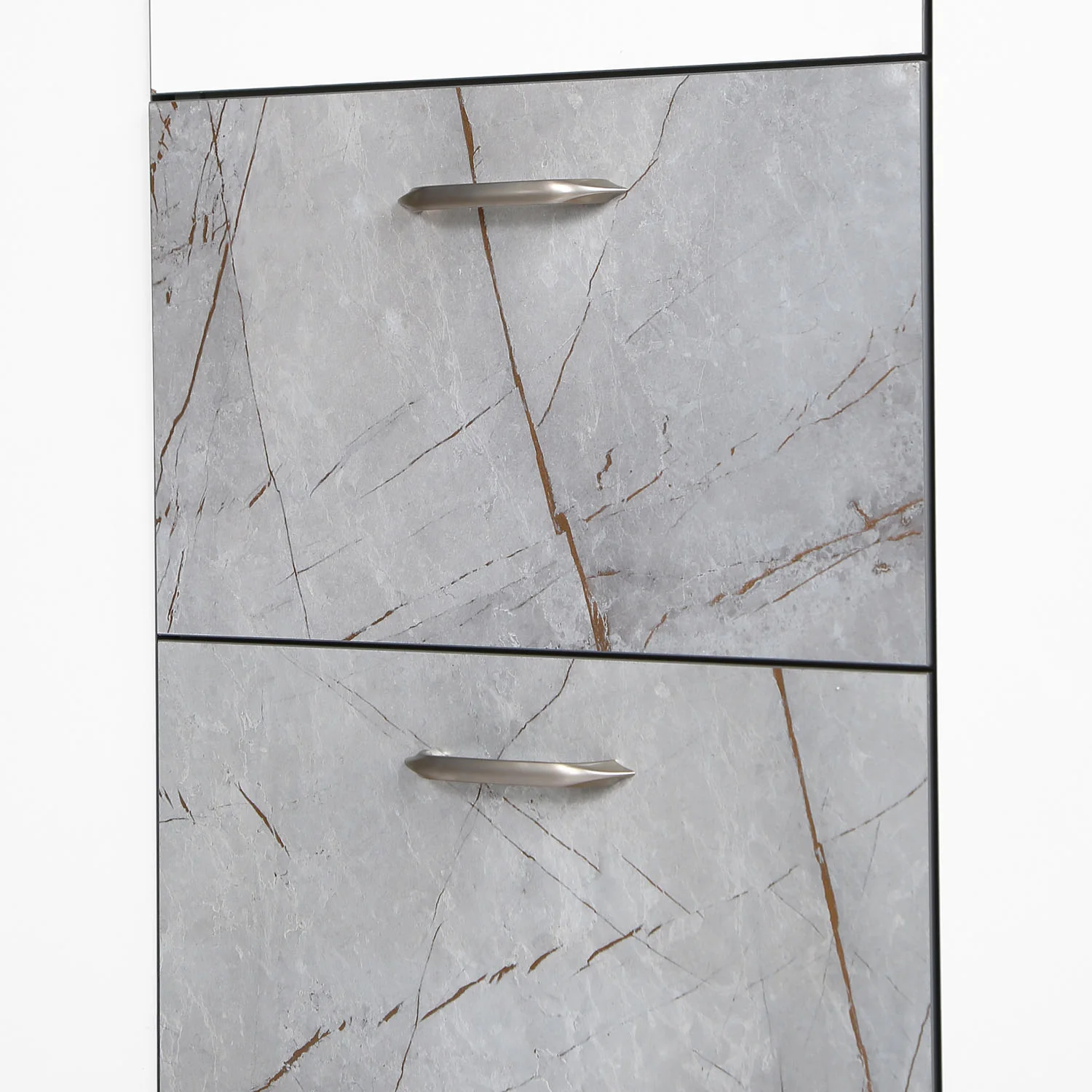 Nilkamal Marbito 3 Door Wardrobe With Mirror (White) - Image 8
