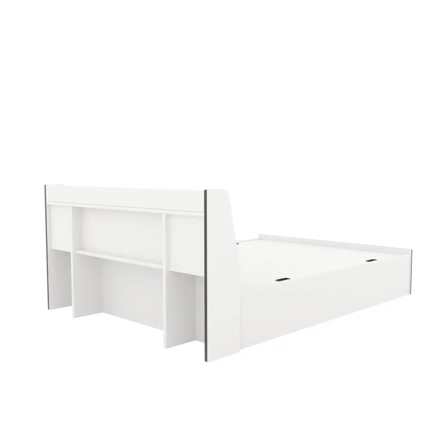 Nilkamal Marbito Queen Bed With Headboard & Box Storage (White) - Image 10