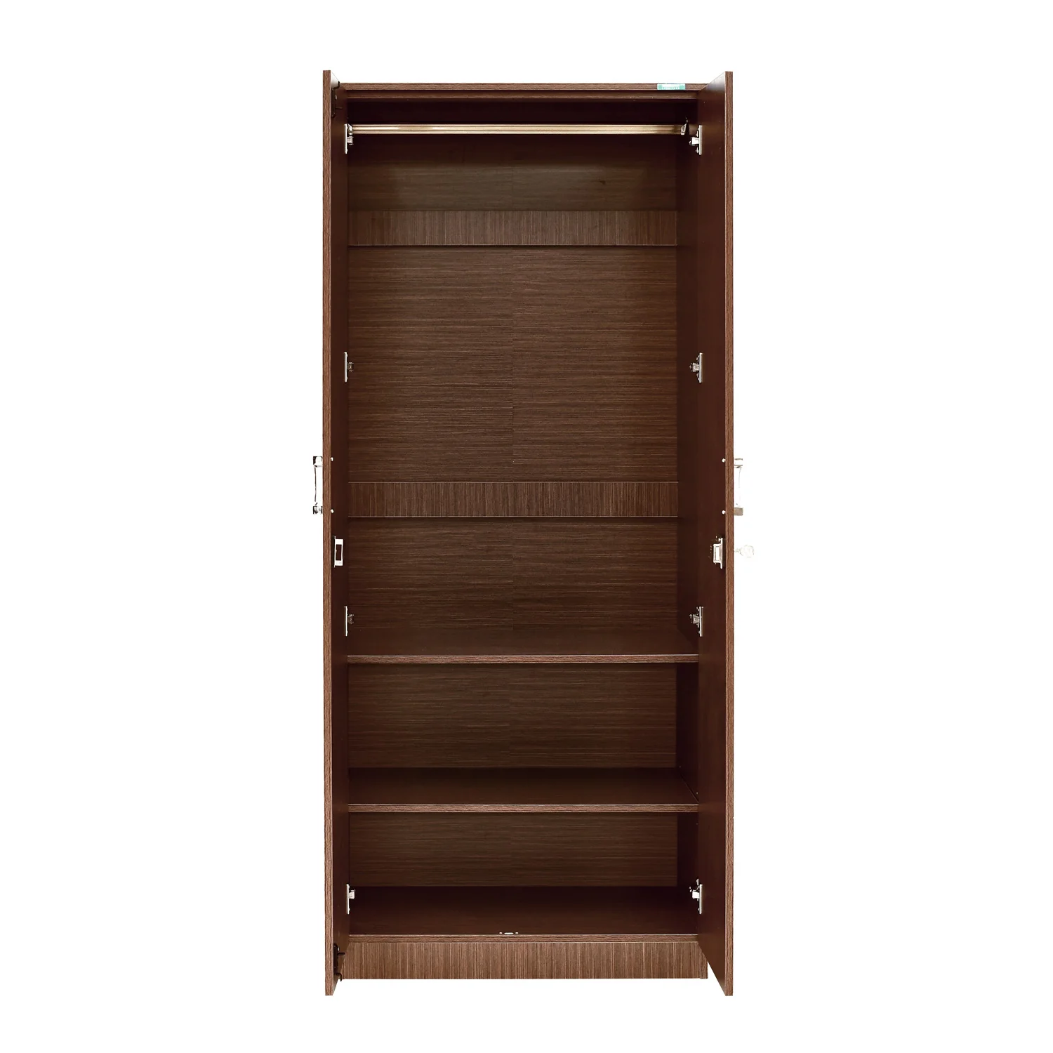 Nilkamal Massif 2 Door Wardrobe (Legno Oak) - Image 4
