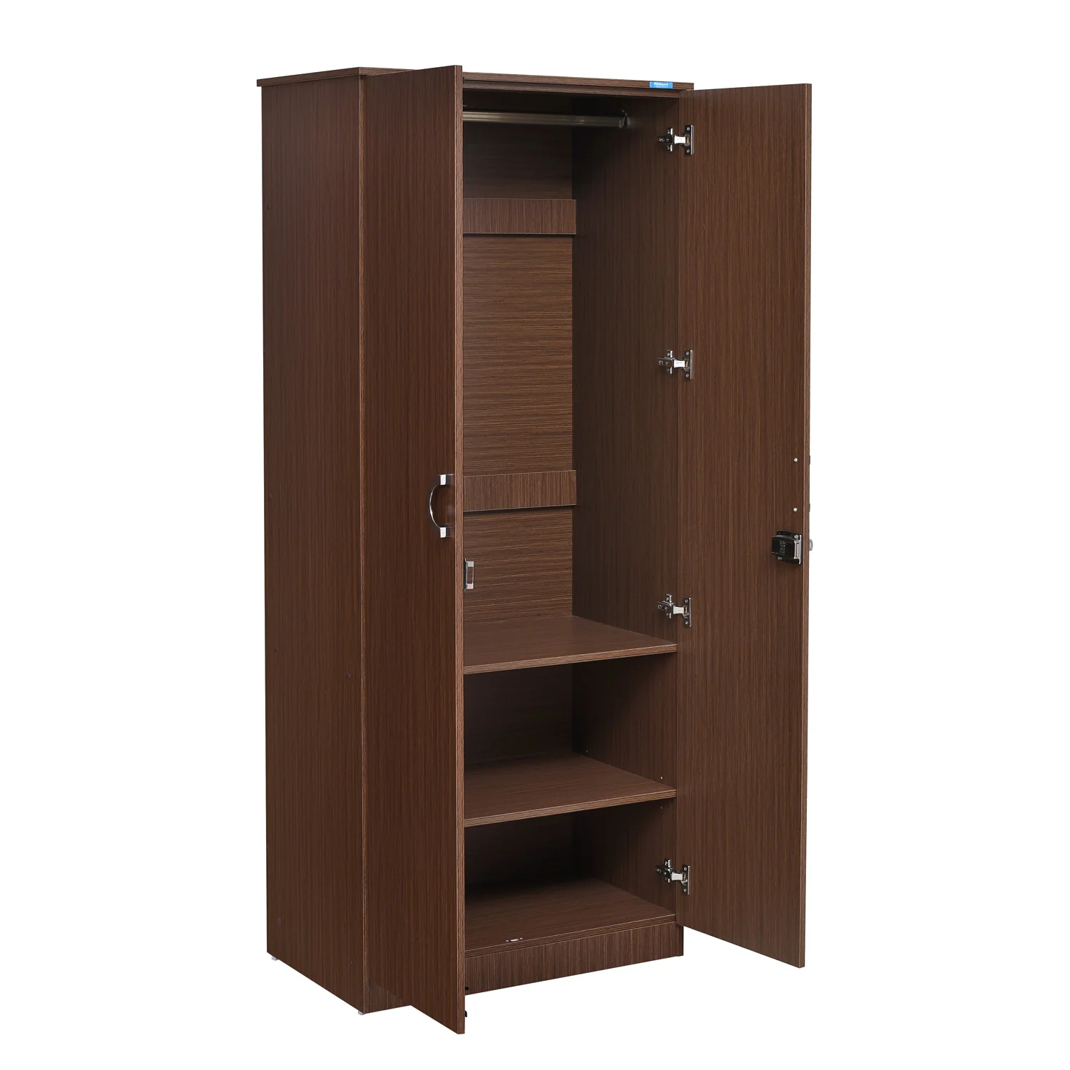 Nilkamal Massif 2 Door Wardrobe (Legno Oak) - Image 5