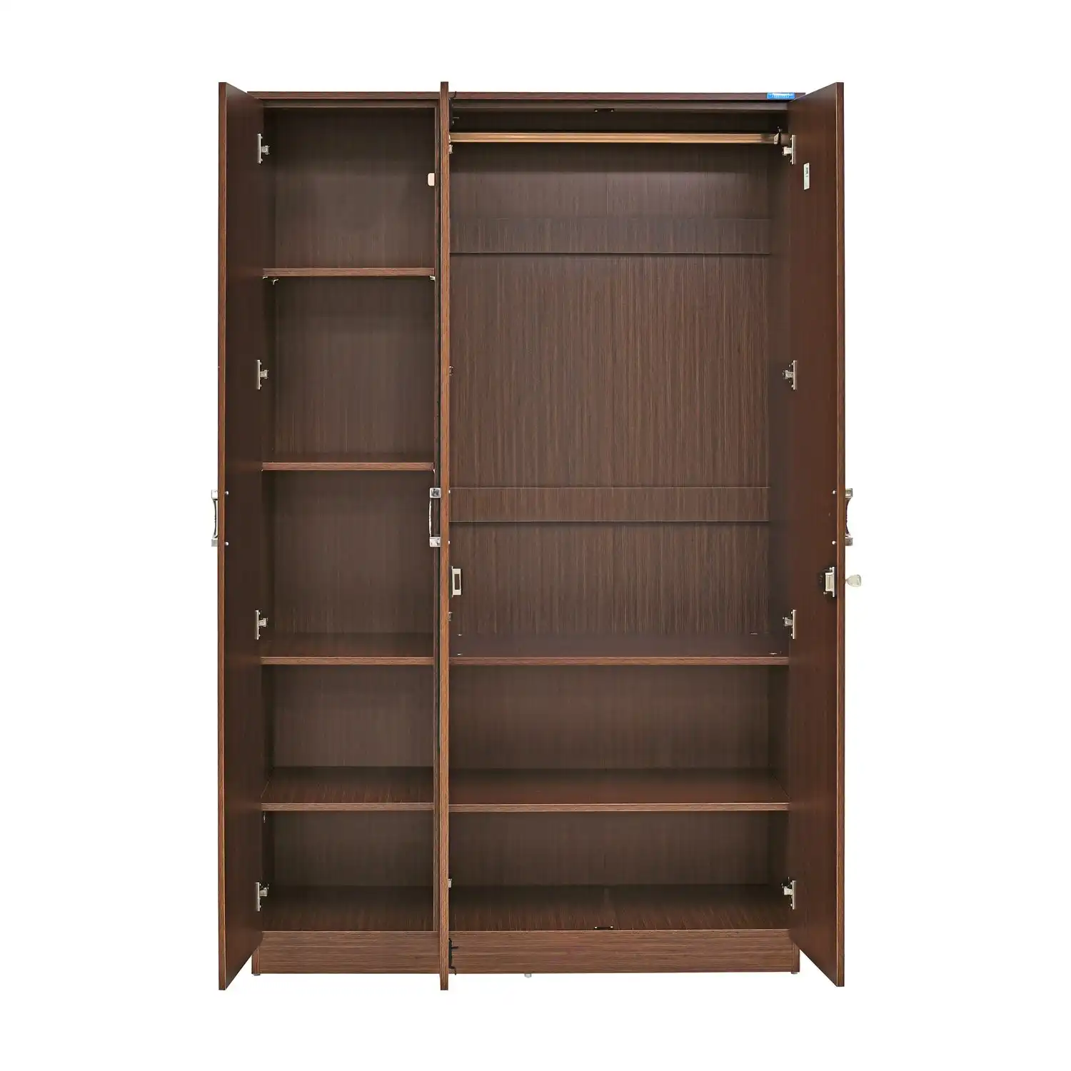 Nilkamal Massif 3 Door Wardrobe (Legno Oak) - Image 4