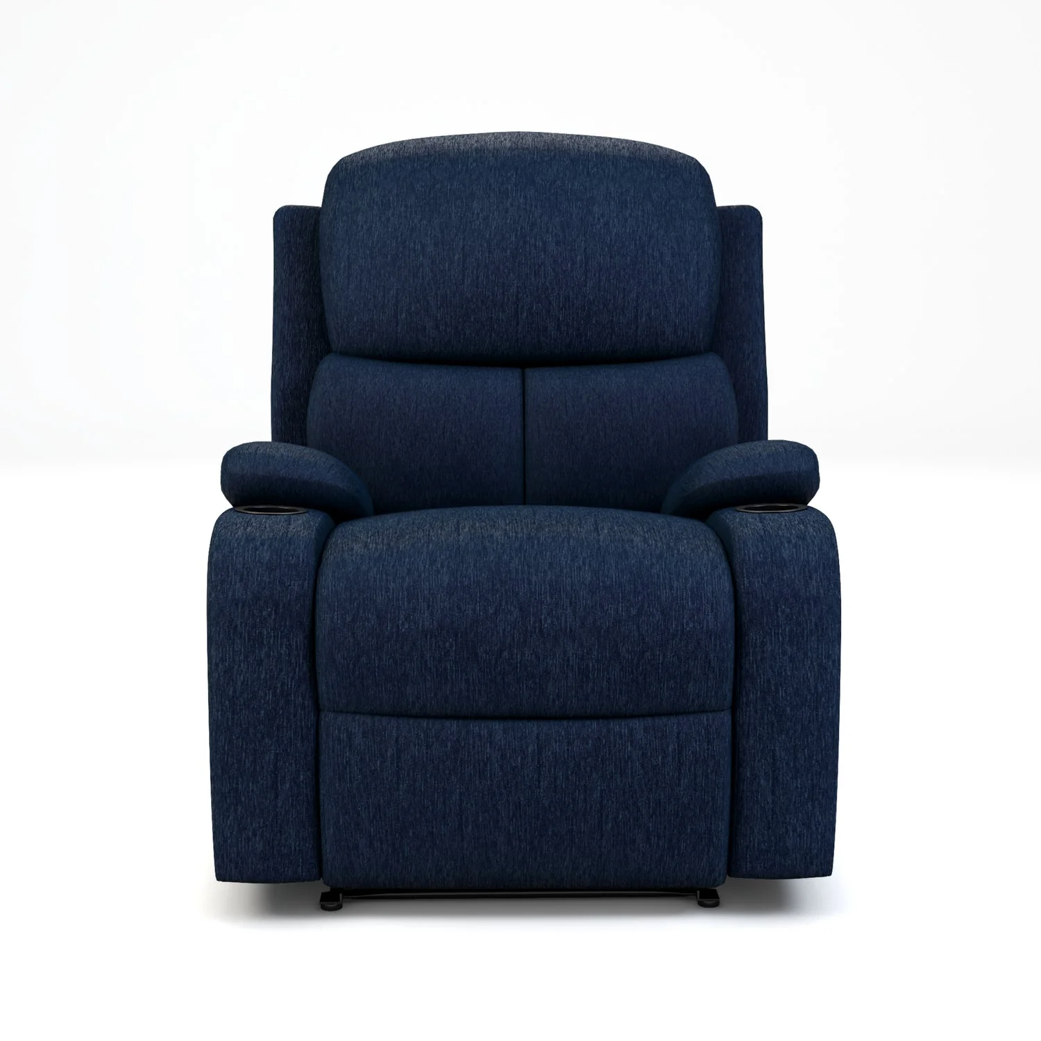 Nilkamal Matt 1 Seater Fabric Manual Recliner (Blue) - Image 8