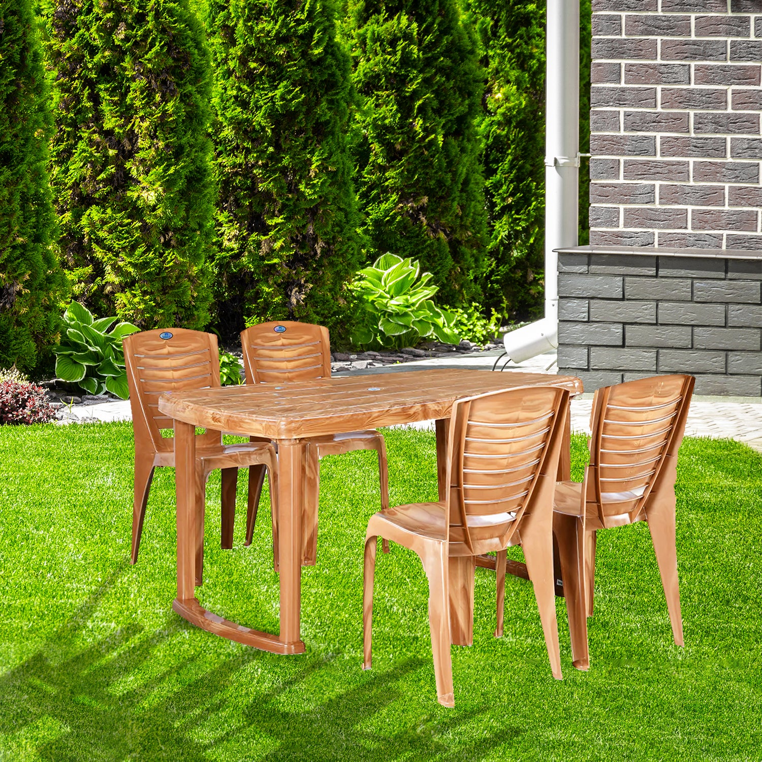 Nilkamal Mega 4 Seater Dining Set - Image 10