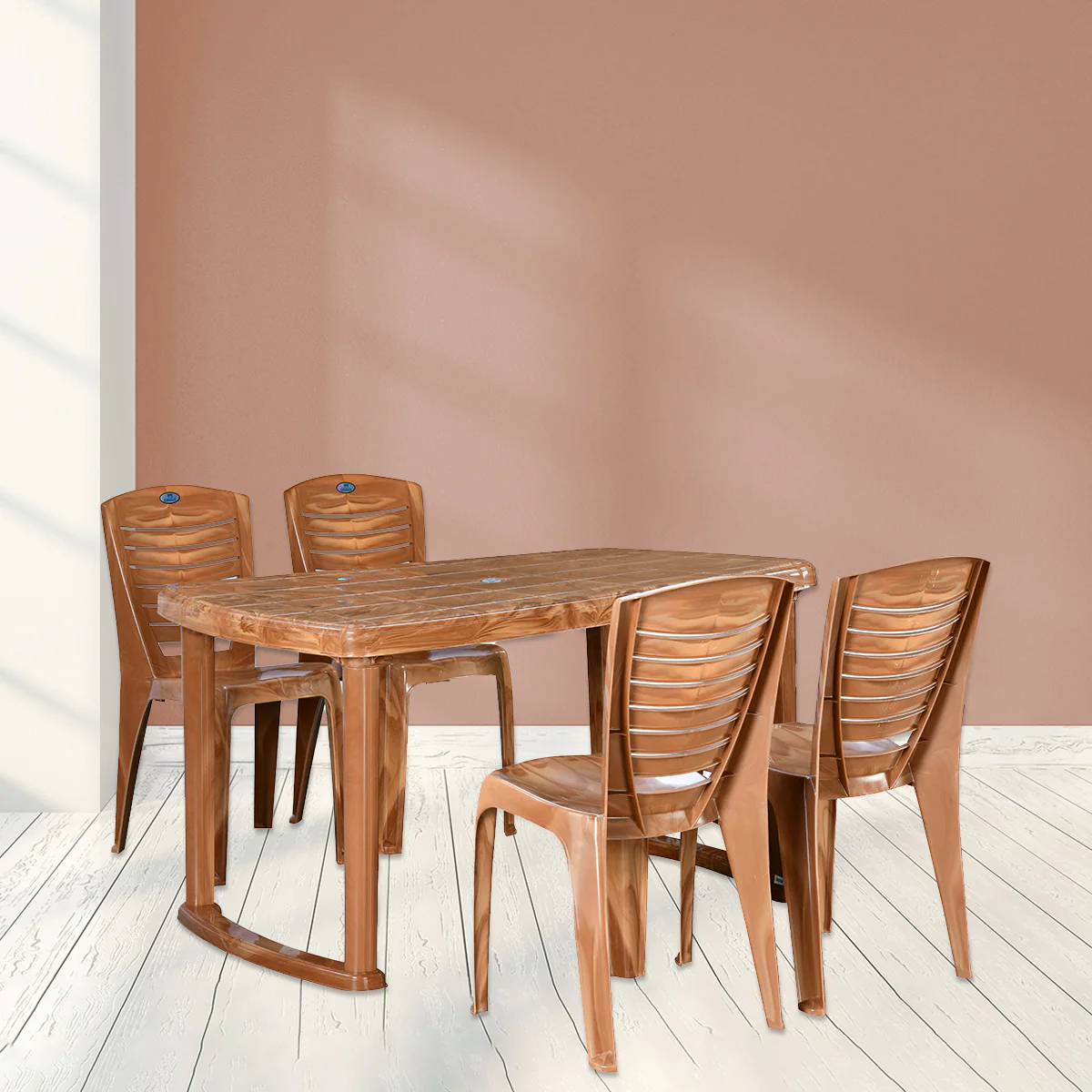 Nilkamal Mega 4 Seater Dining Set - Image 12
