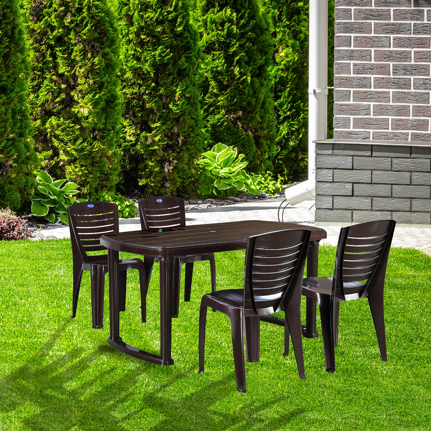 Nilkamal Mega 4 Seater Dining Set - Image 18