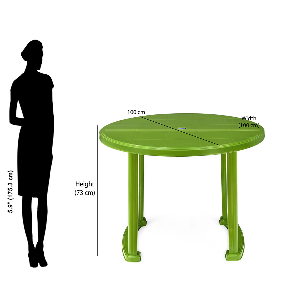 Nilkamal Meridian 1 + 4 Chairs Plastic Dining Set - Image 18
