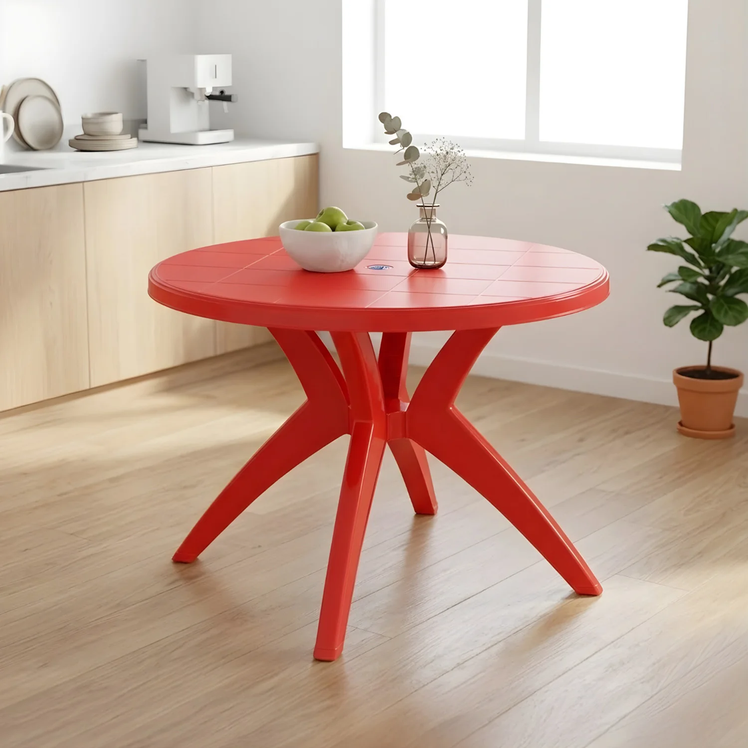 Nilkamal Meridian Kross Leg Dining Table - Image 10
