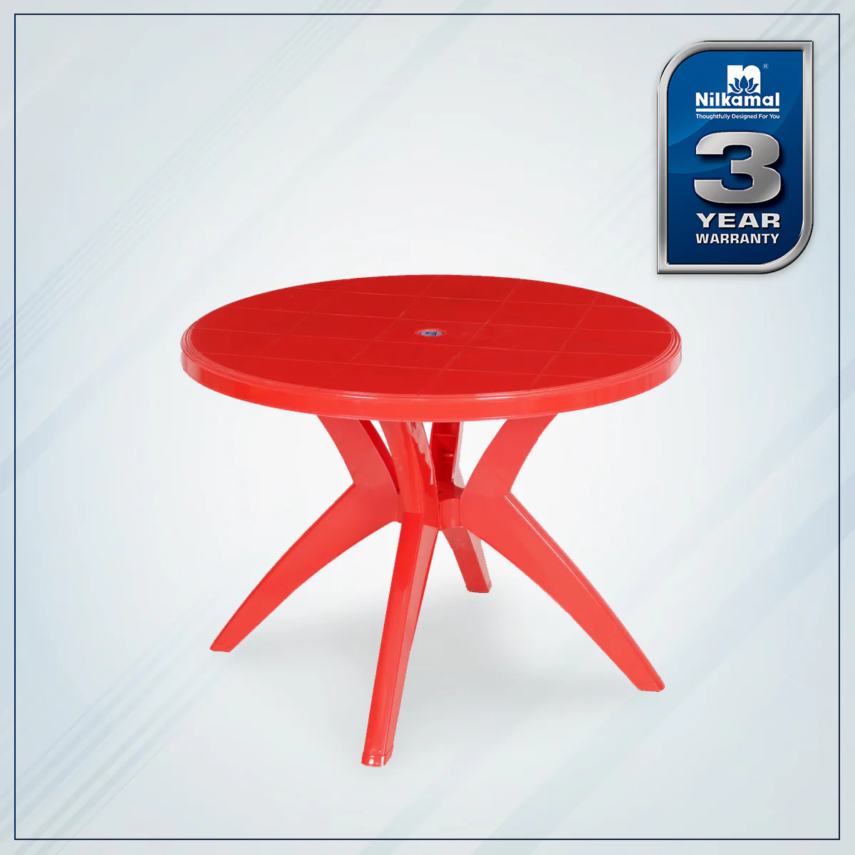 Nilkamal Meridian Kross Leg Dining Table - Image 11