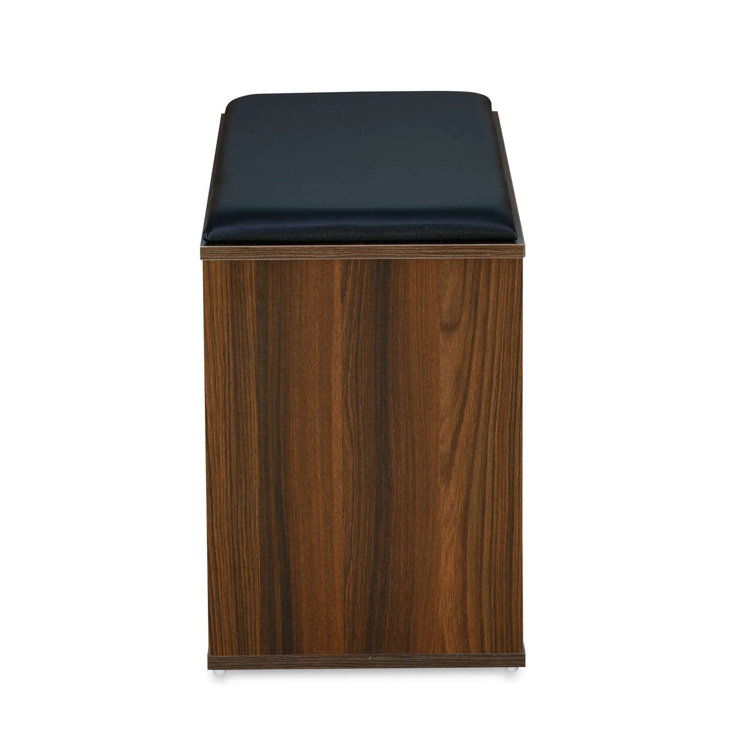 Nilkamal Metro 2 Door Engineered Wood Shoe Cabinet (Walnut) - Image 5