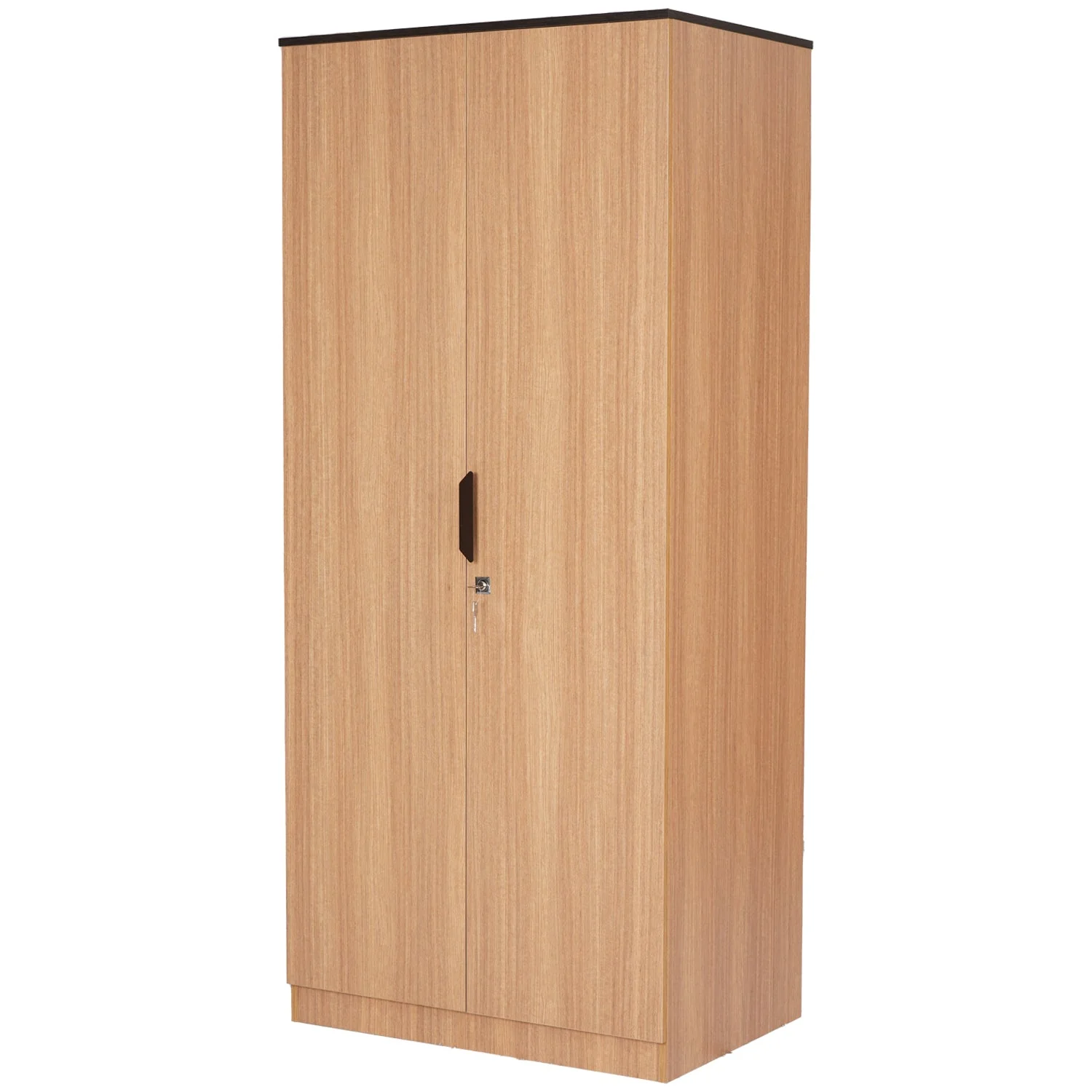 Nilkamal Milford 2 Door Wardrobe (Urban Teak) - Image 3