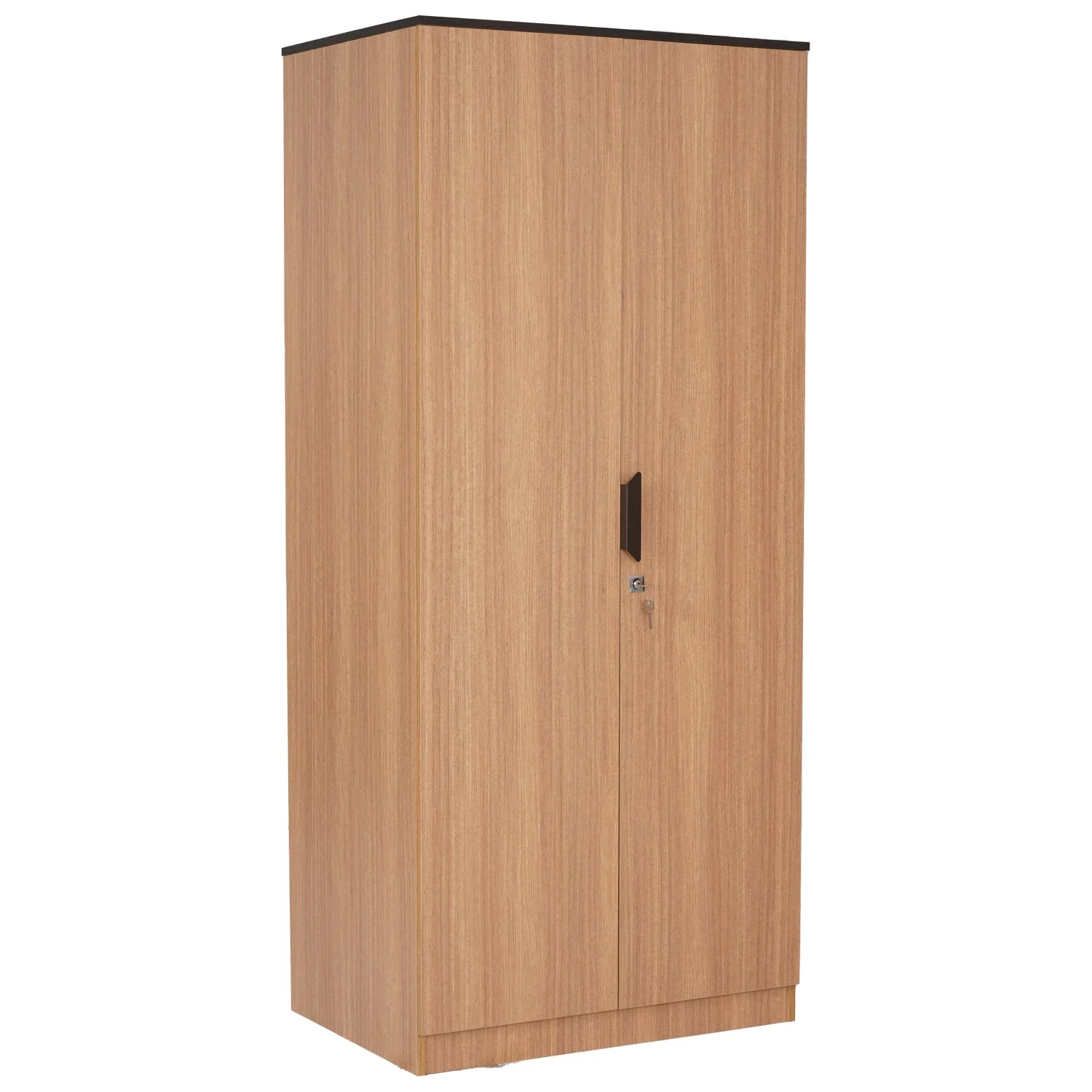 Nilkamal Milford 2 Door Wardrobe (Urban Teak) - Image 4