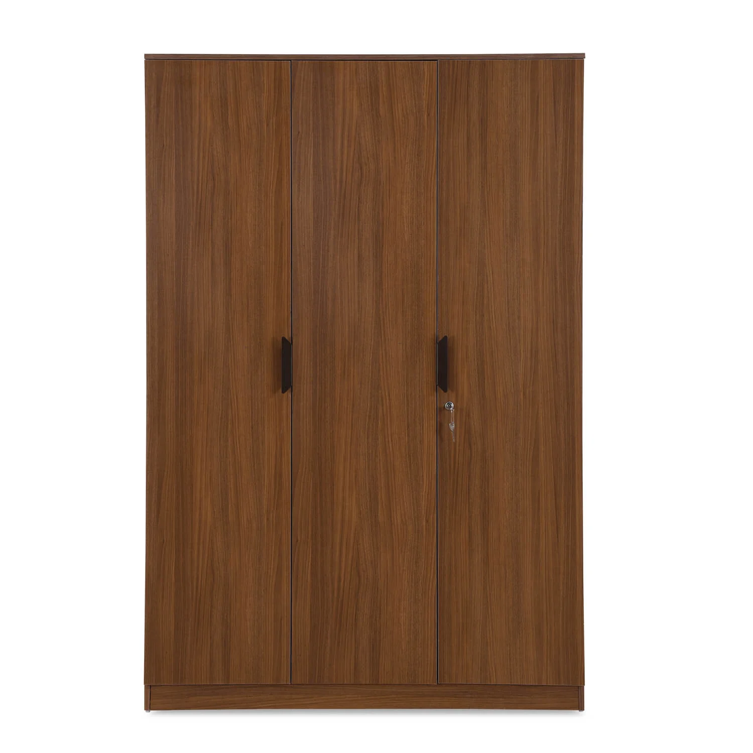 Nilkamal Milford 3 Door Wardrobe (Classic Walnut) - Image 4