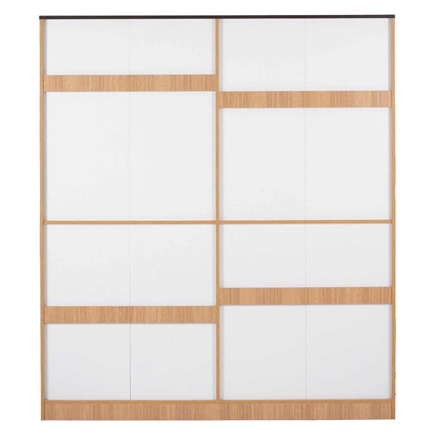 Nilkamal Milford 4 Door Wardrobe (Urban Teak) - Image 8