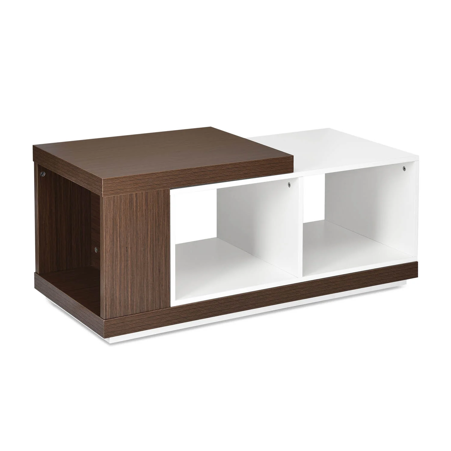 Nilkamal Mono Coffee Table (Legno Oak/Frosty White) - Image 4