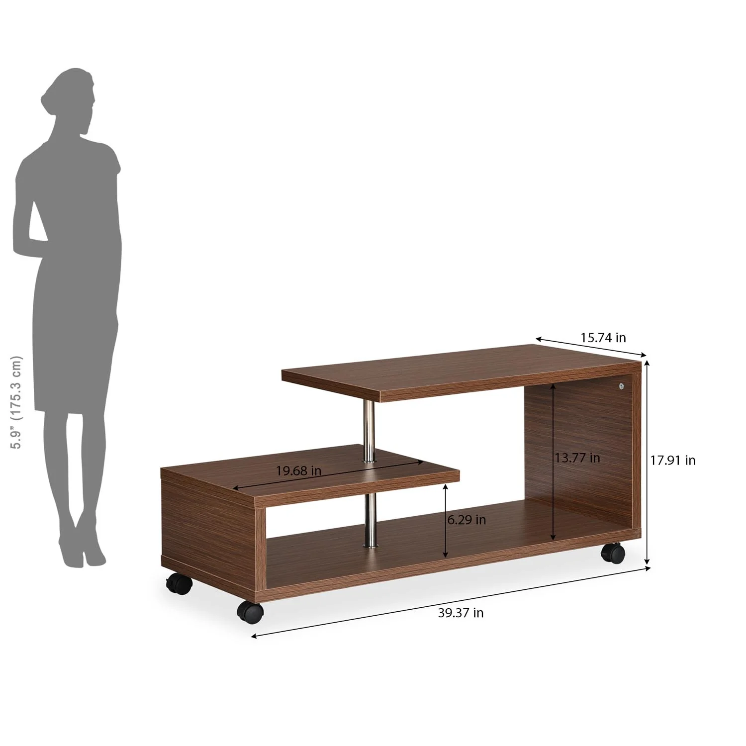 Nilkamal Moxie Coffee Table (Legno Oak) - Image 4