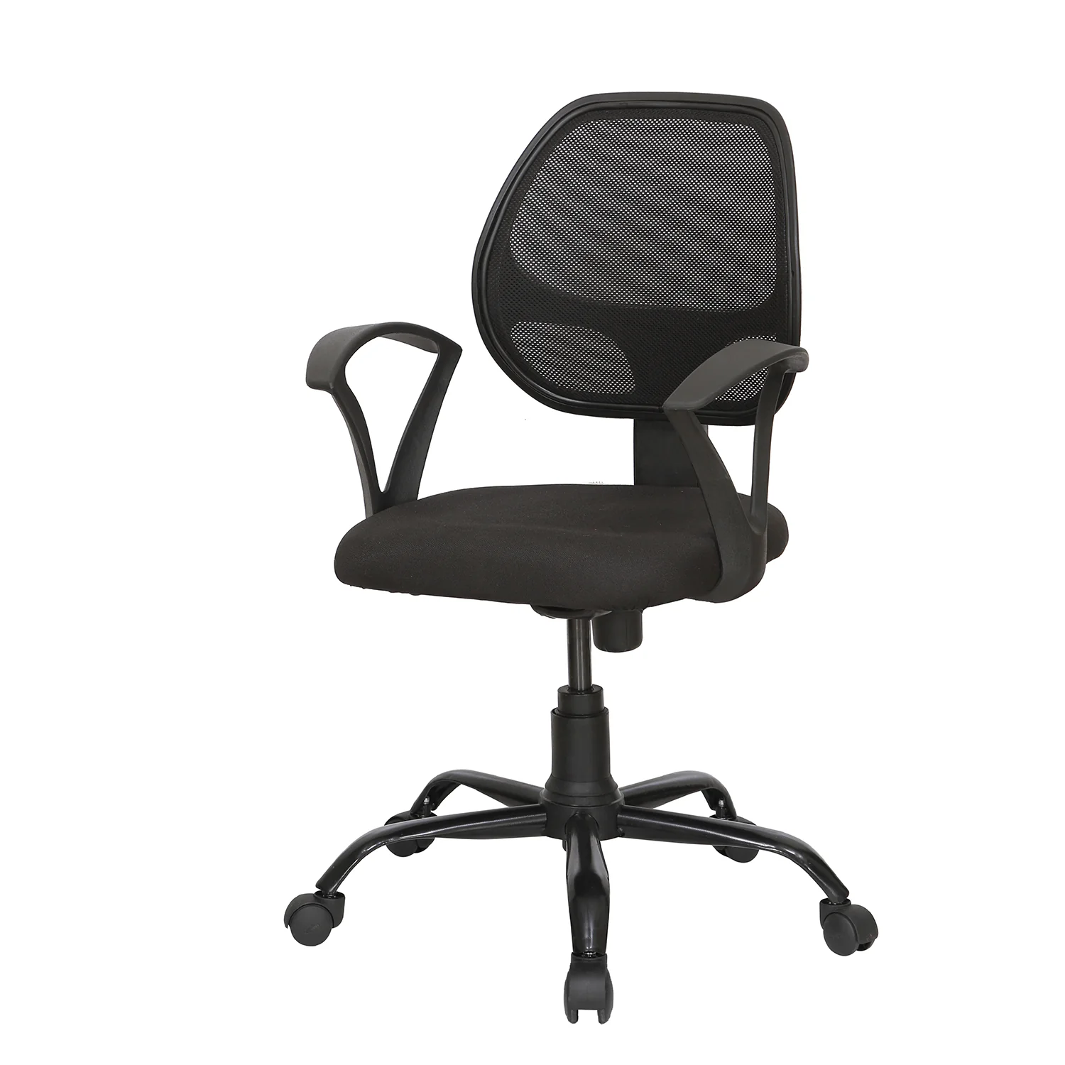 Nilkamal Mustang Mid Back Mesh Office Chair (Black) - Image 3