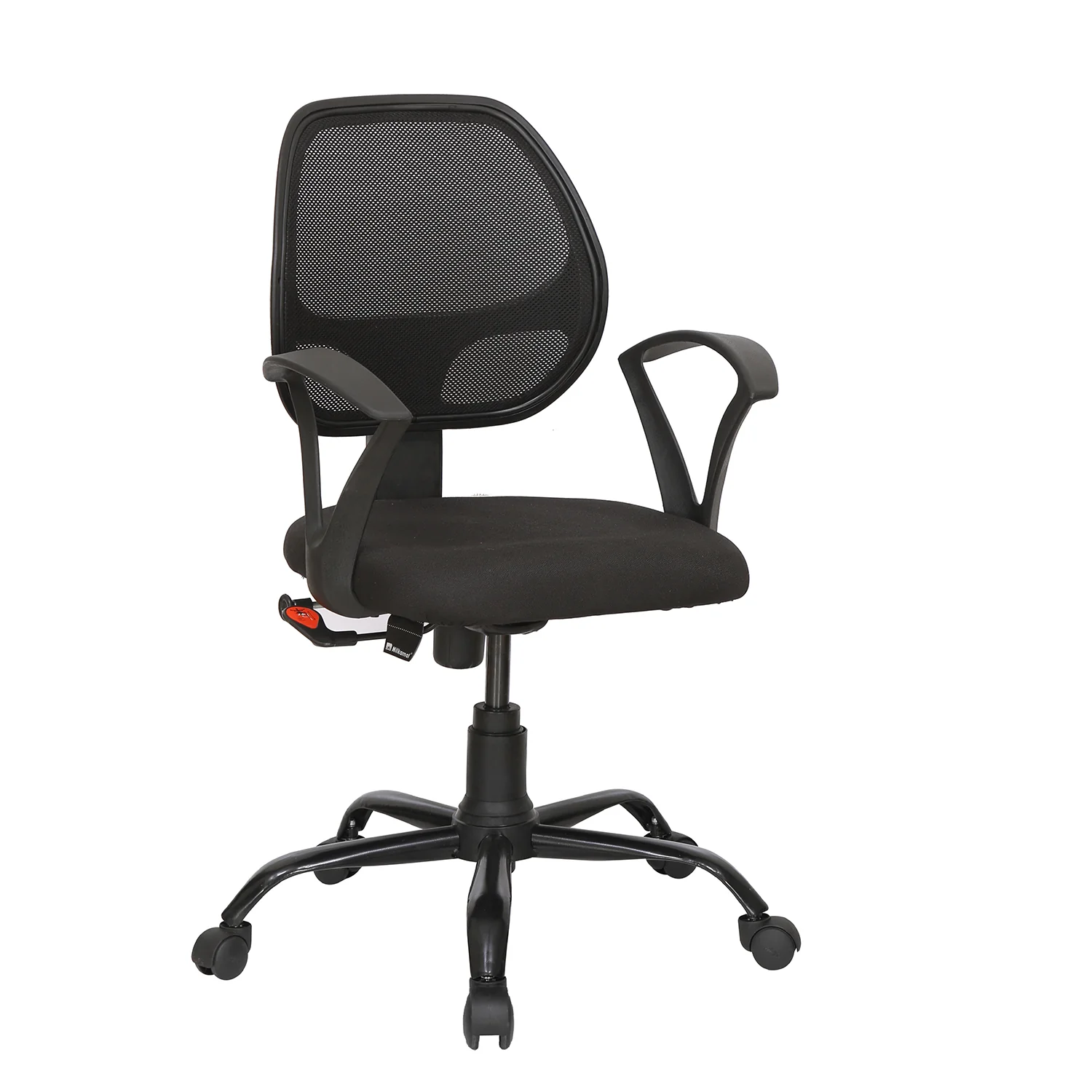 Nilkamal Mustang Mid Back Mesh Office Chair (Black) - Image 4